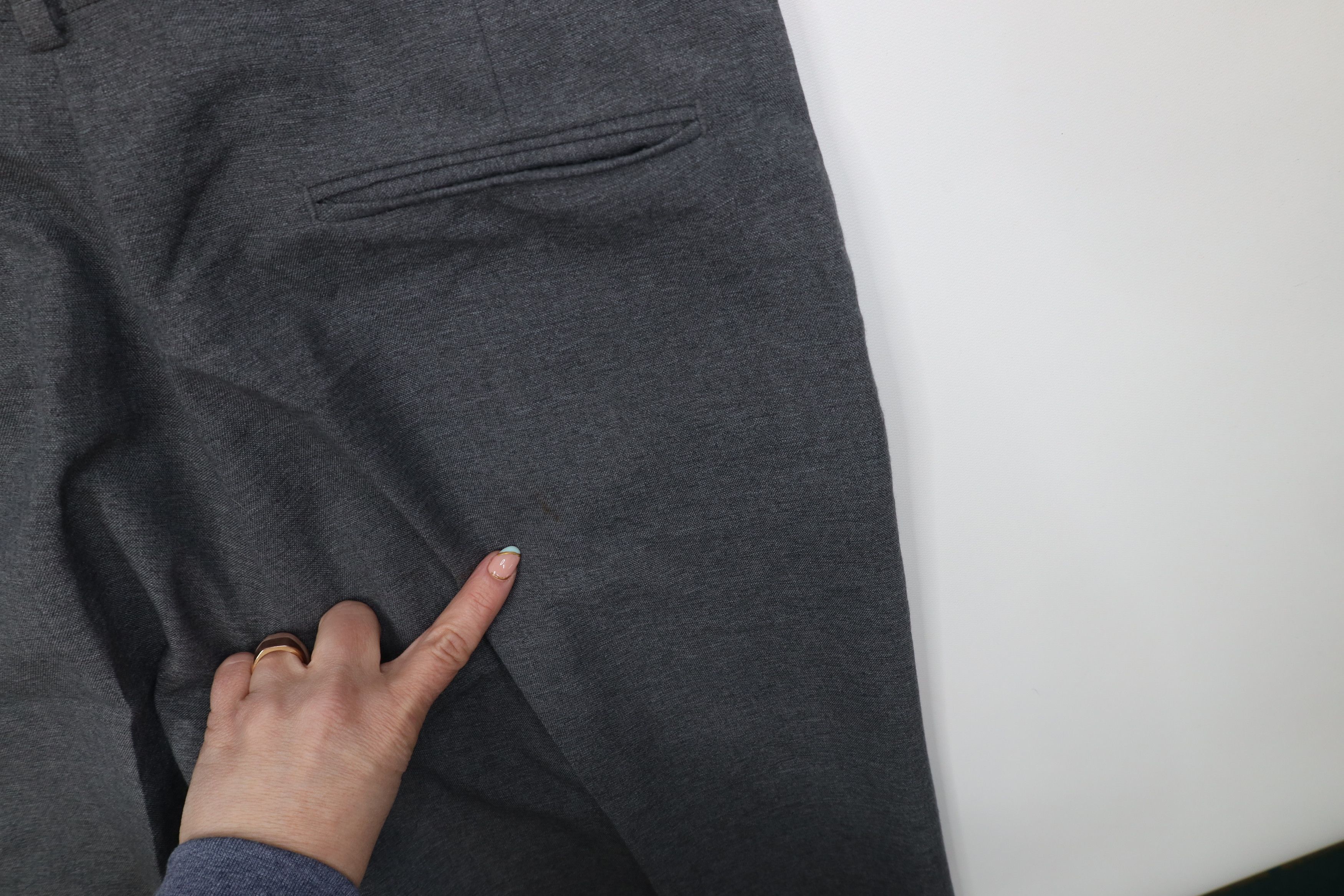 Vintage Vintage 70s Streetwear Knit Wide Leg Chino Pants USA Gray Size US 34 / EU 50 - 13 Thumbnail