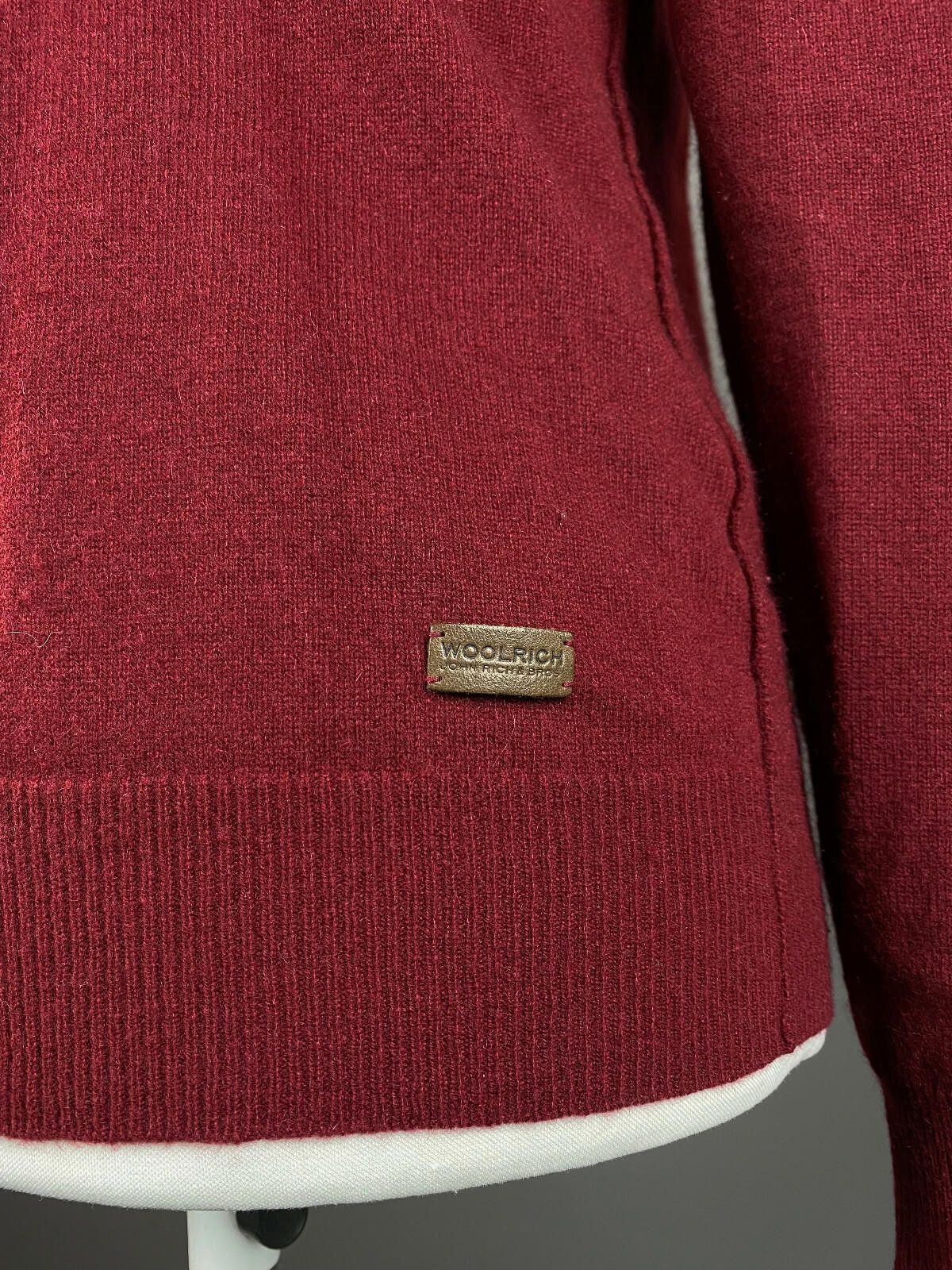 Woolrich Woolen Mills Men Woolrich Red Cashmere Long Sleeve Sweater Size S Size US S / EU 44-46 / 1 - 3 Thumbnail