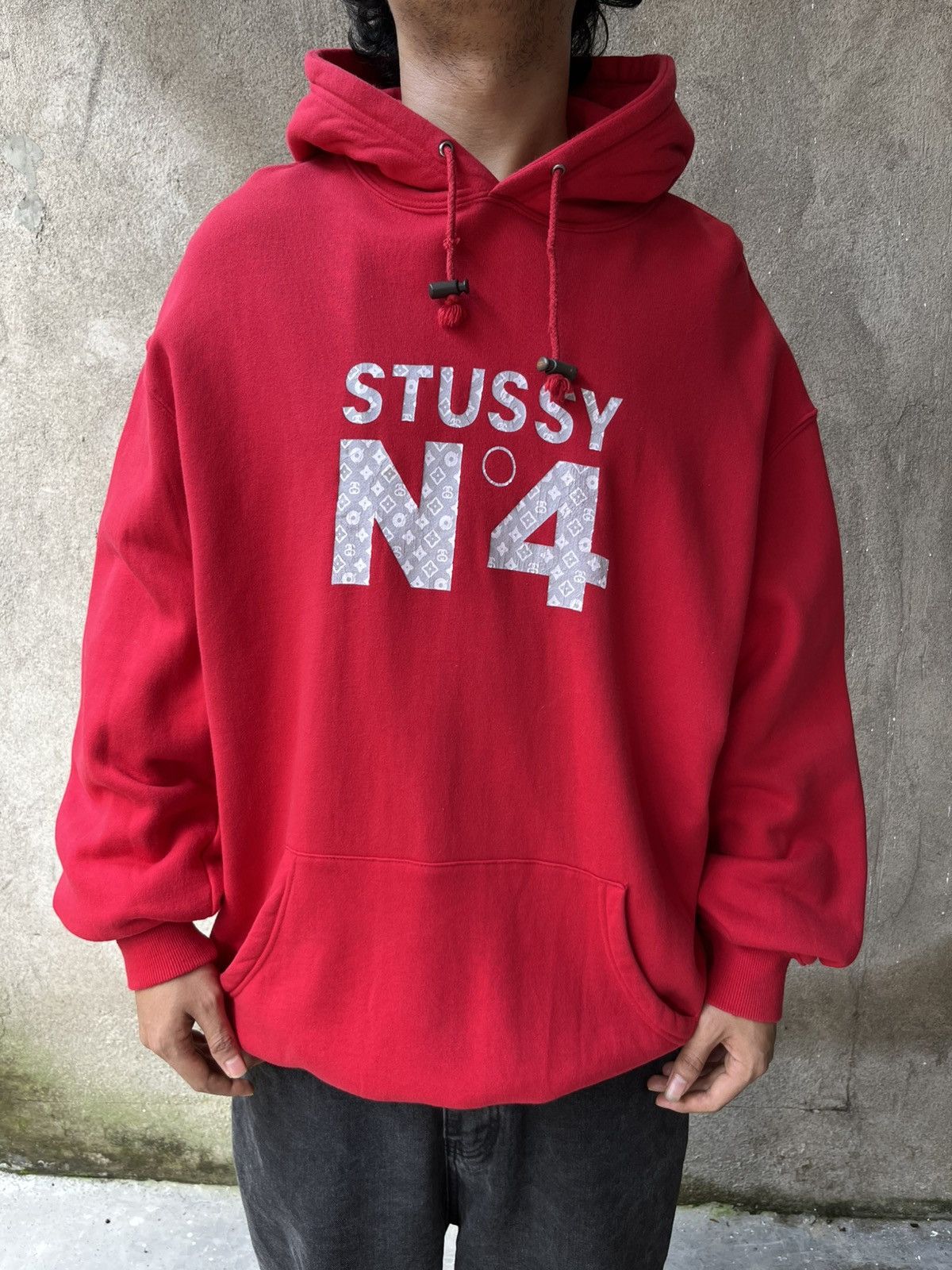 Stussy Vintage 1990s stussy parka hoodie N4 monogram Size US XL / EU 56 / 4 - 2 Thumbnail