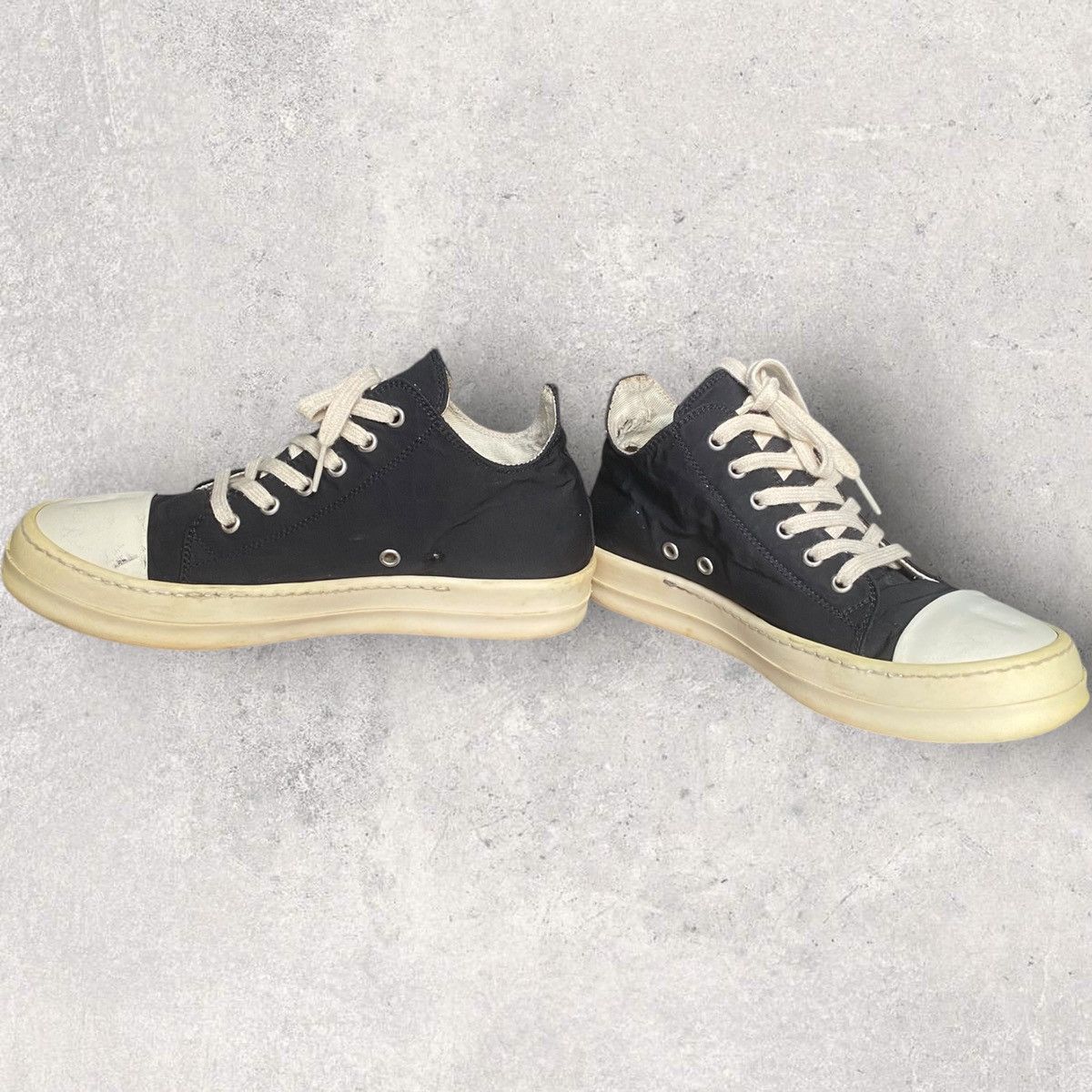 Rick Owens Canvas Ramones Low Top Size US 9 / IT 39 - 5 Thumbnail