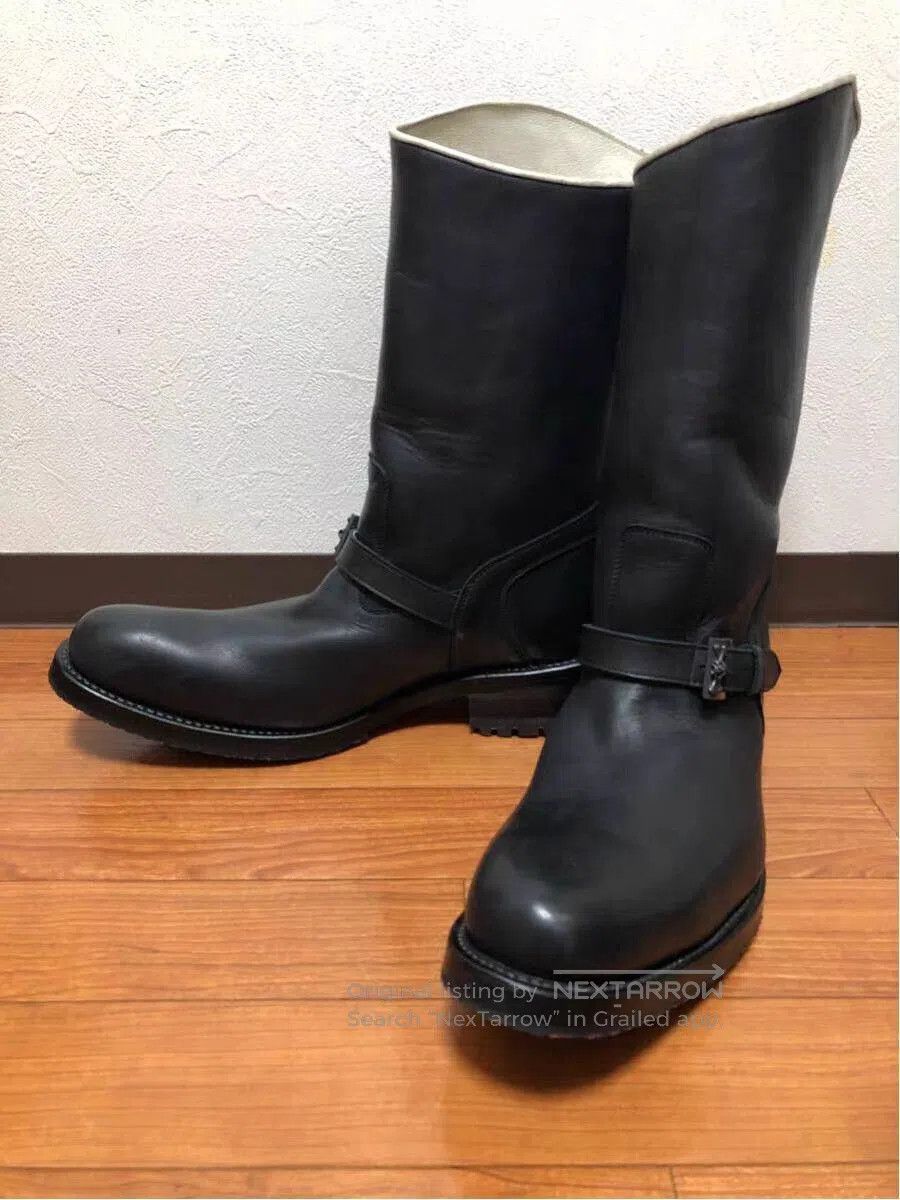 Roen Black Leather Buckle Boots Size 10. Size US 10 / EU 43 - 2 Thumbnail