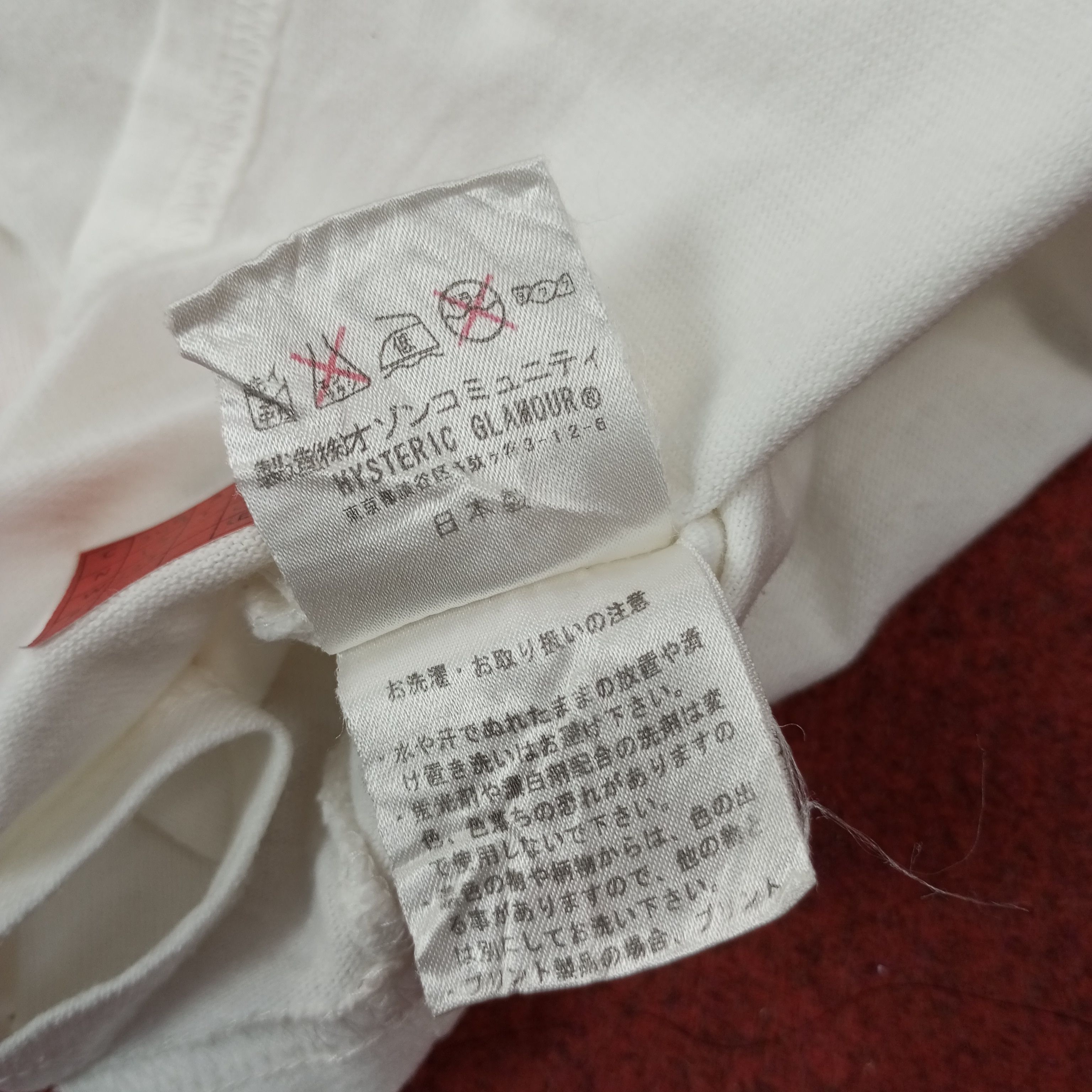 Hysteric Glamour Hysteric Glamour Japanese Brand Tshirt c249n17 Size XS / US 0-2 / IT 36-38 - 10 Thumbnail