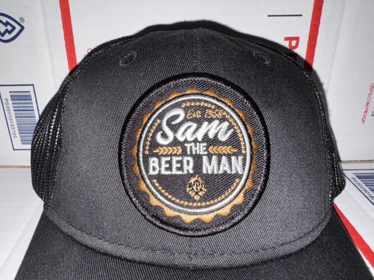 Otto Sam the beer man brand mesh trucker hat baseball cap dad nyc Size ONE SIZE - 2 Thumbnail