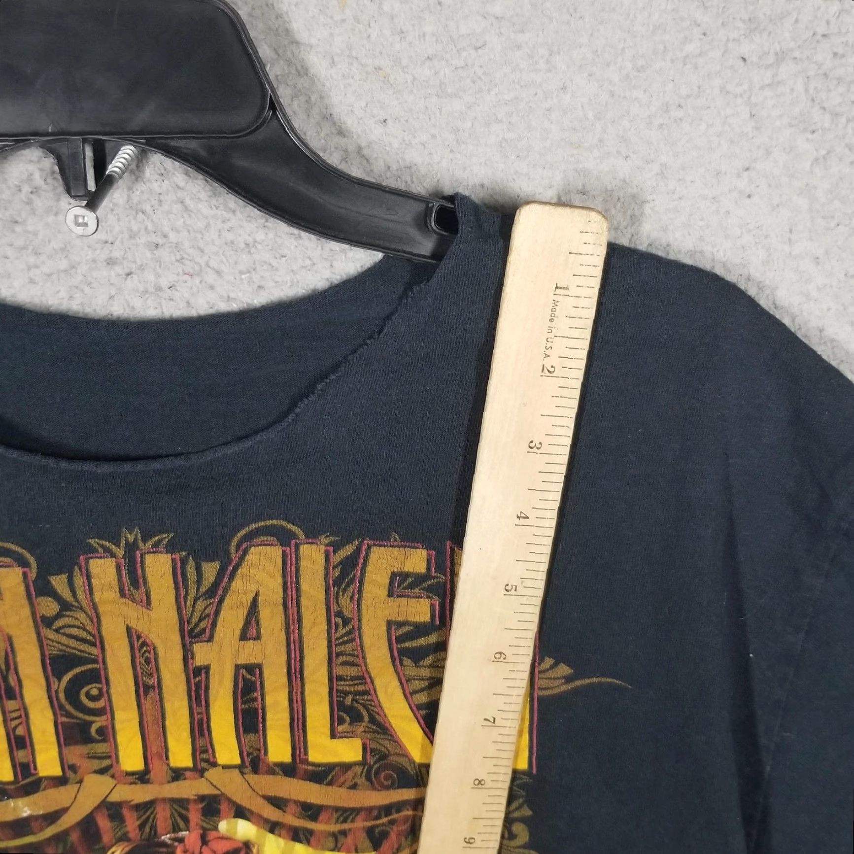 Vintage VINTAGE Van Halen Tattoo Tour Concert Band Shirt Small Rock Goth Graphic Print Crew Neck Mens S Black Size US S / EU 44-46 / 1 - 3 Thumbnail