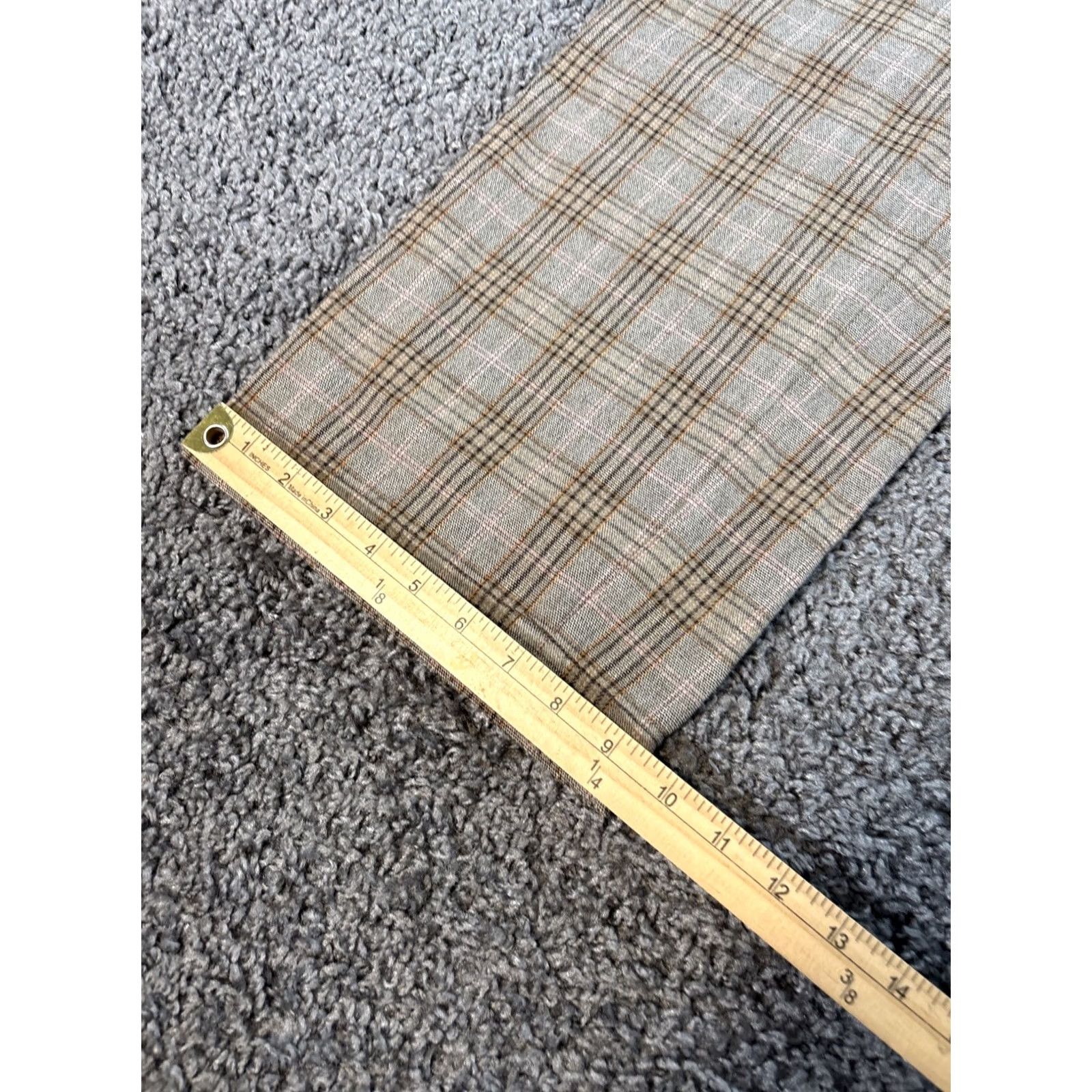 Madewell Madewell Pants Plaid Check Wide-Leg Crop 26 28 Brown Office Siren Y2K Womens Girls Mens Size 26" / US 2 / IT 38 - 3 Thumbnail