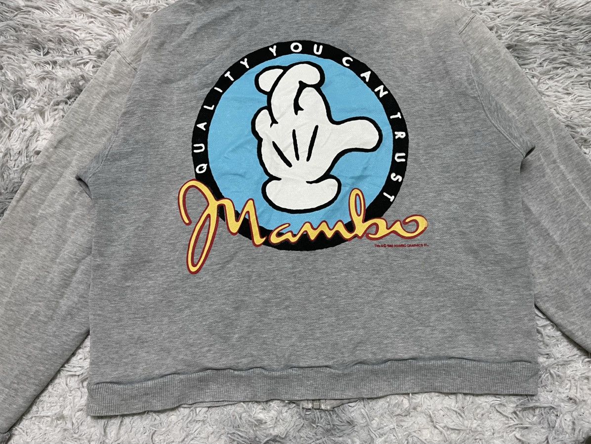 Mambo 1989 MAMBO “QUALITY YOU CAN TRUST” HOODIE ZIP UP DISTRESSED Size US M / EU 48-50 / 2 - 16 Thumbnail
