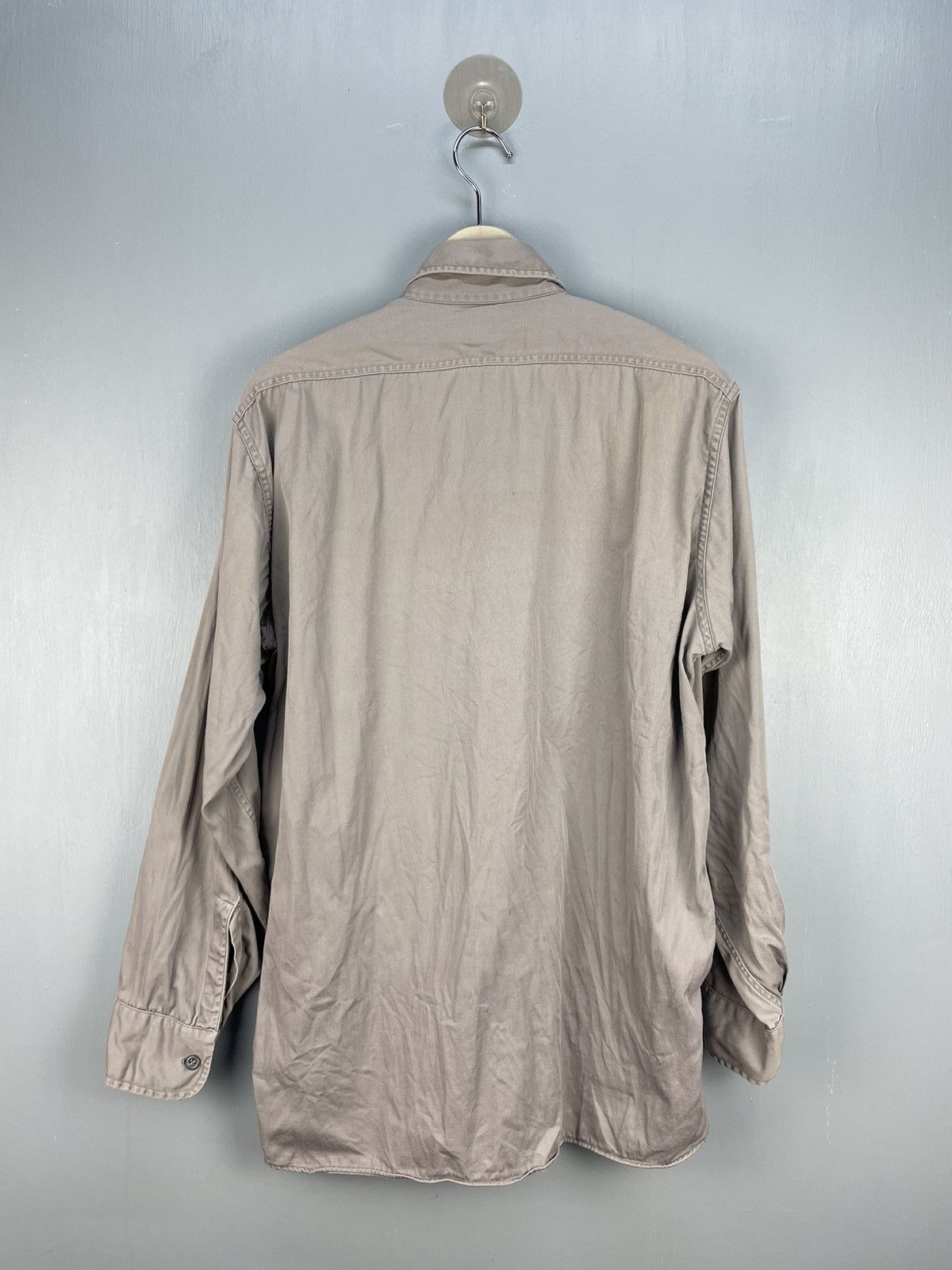 Big Mac Vintage 50s Big Mac worker button up shirt gusset selvage Size US L / EU 52-54 / 3 - 2 Thumbnail