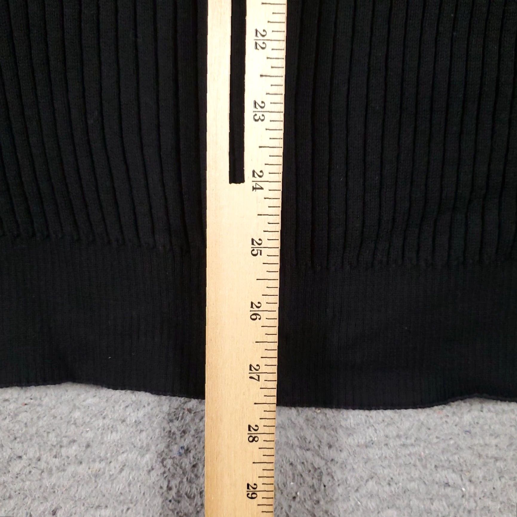 Nautica Mens Nautica Sweater Extra Large XL Black Ribbed Knit Casual Size US XL / EU 56 / 4 - 7 Thumbnail
