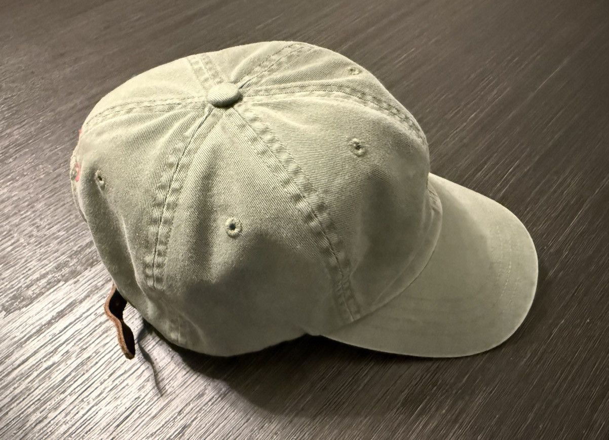 Polo Ralph Lauren Vintage Polo Ralph Lauren Strapback Hat Olive Red Size ONE SIZE - 3 Thumbnail
