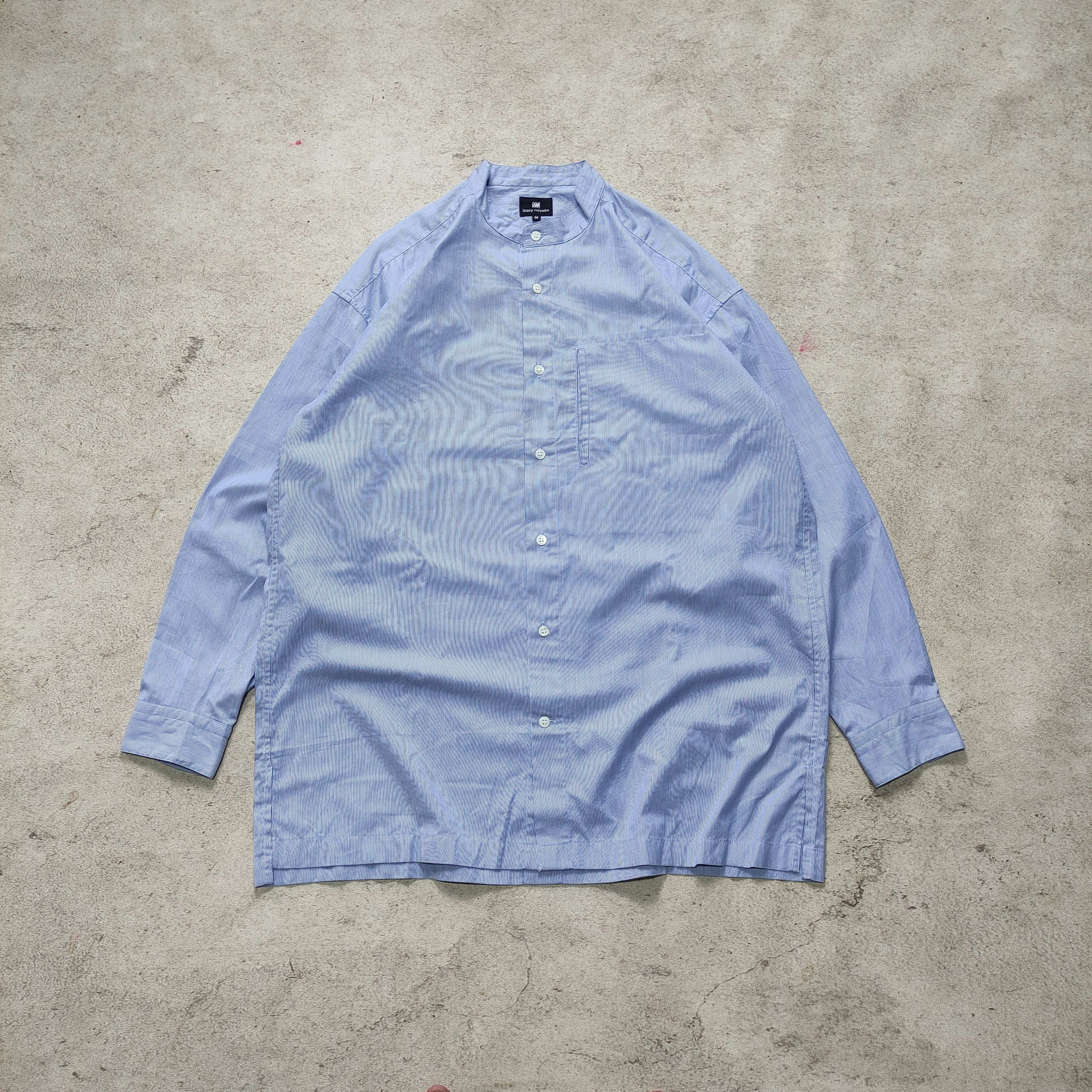 Issey Miyake Issey Miyake Men’s Stripe Button-Up Shirt Size US M / EU 48-50 / 2 - 2 Thumbnail