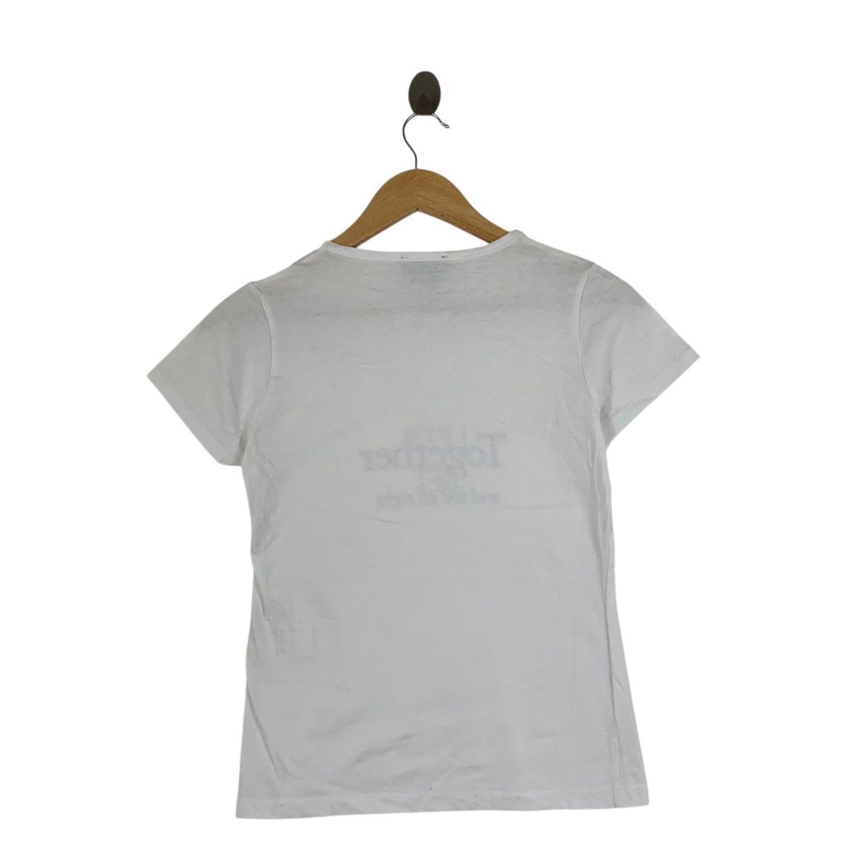 Vintage Vintage BUONA GIORNATA ITALY Bling Swarovski Tee Shirt Top Size XS / US 0-2 / IT 36-38 - 4 Thumbnail