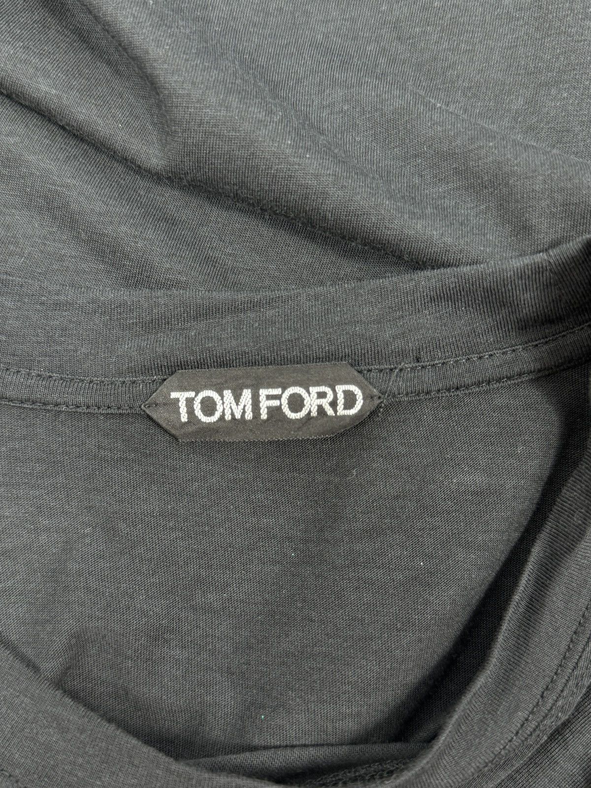Tom Ford LOGO DETAILED T-SHIRT Size US XL / EU 56 / 4 - 3 Thumbnail