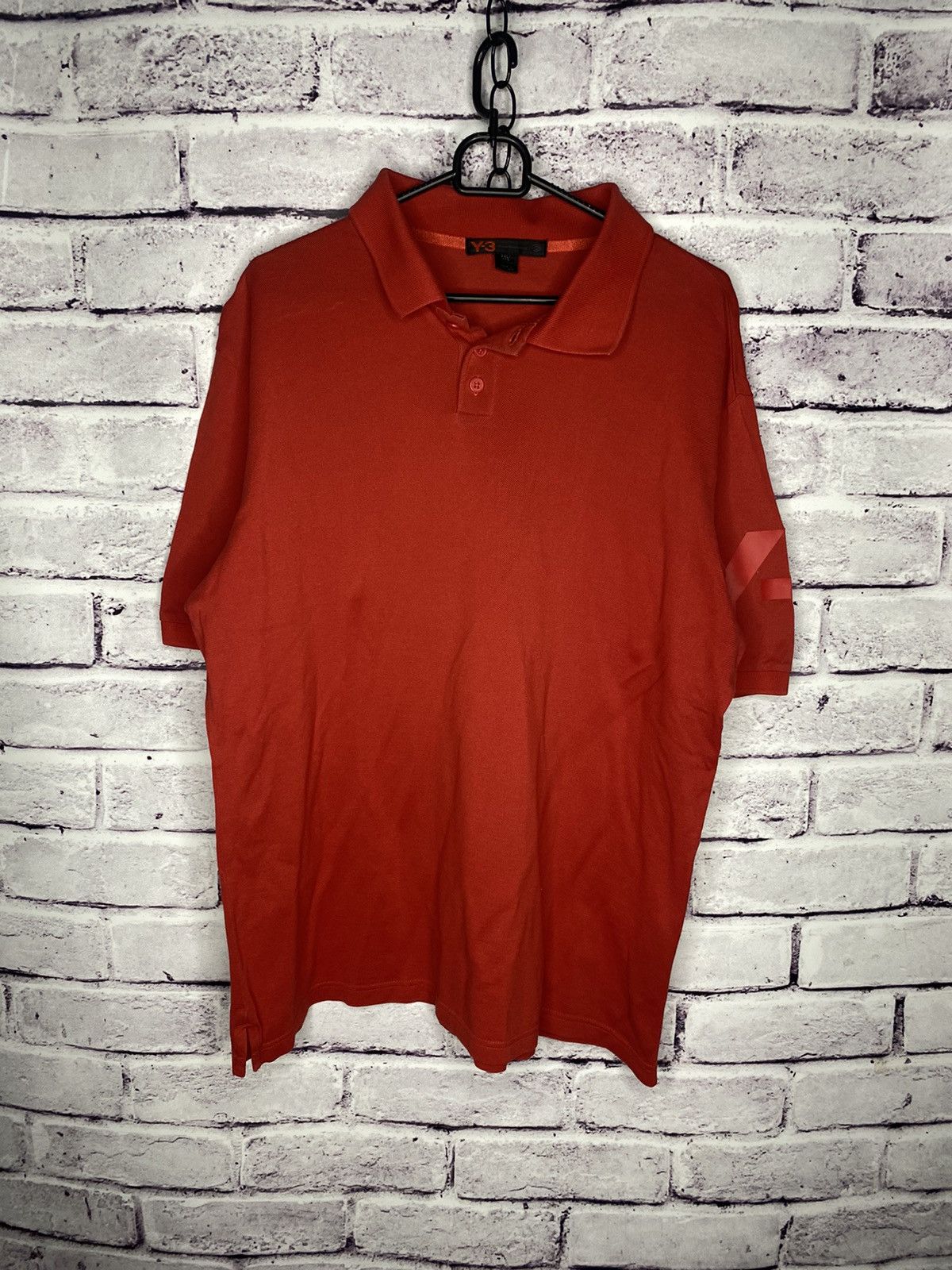 Men's Luxury red Adidas Yohji Yamamoto y3 polos