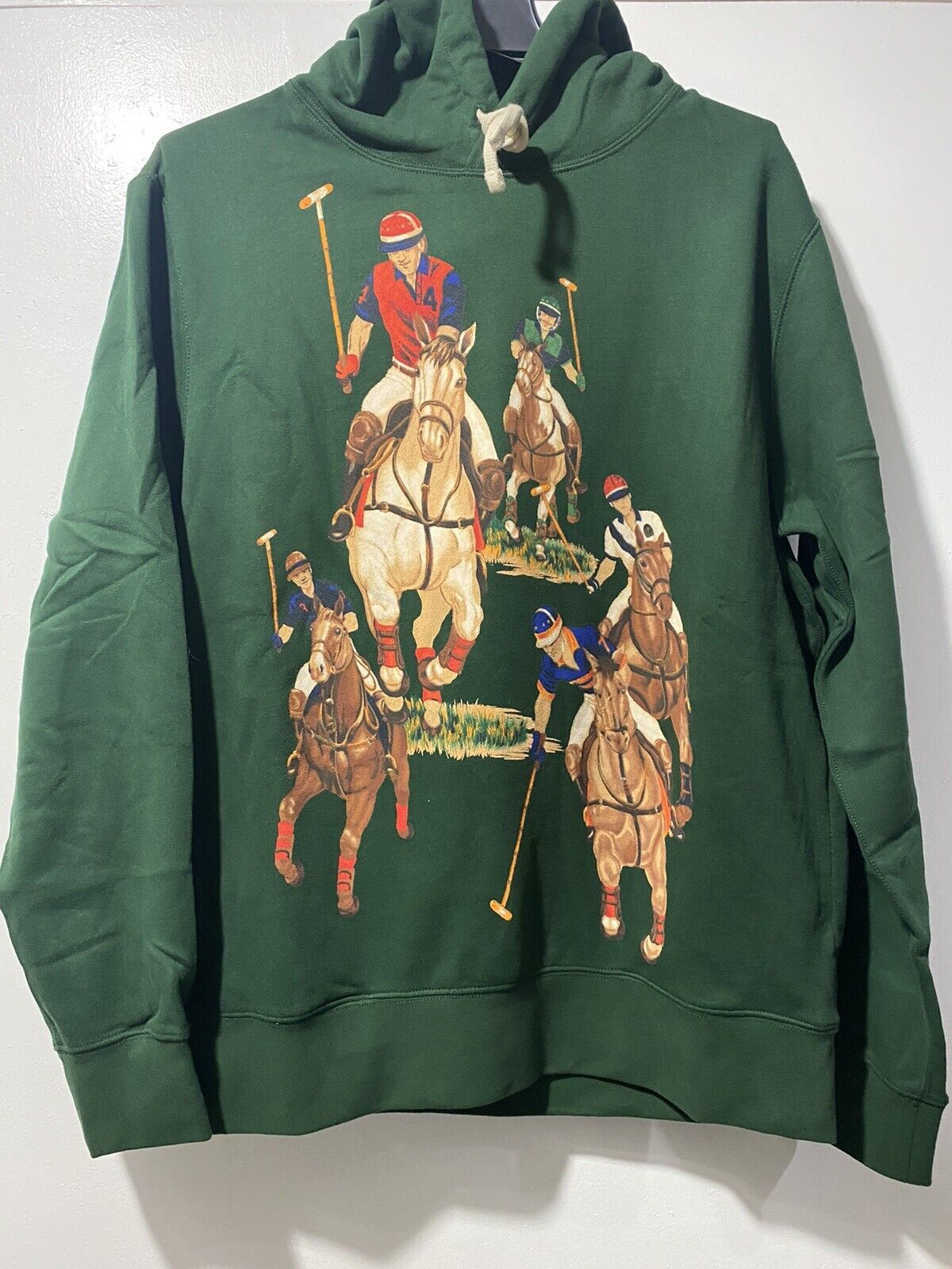 Polo Ralph Lauren Polo Ralph Lauren 5 Horsemen Green Hoodie size Large Size US XL / EU 56 / 4 - 4 Thumbnail