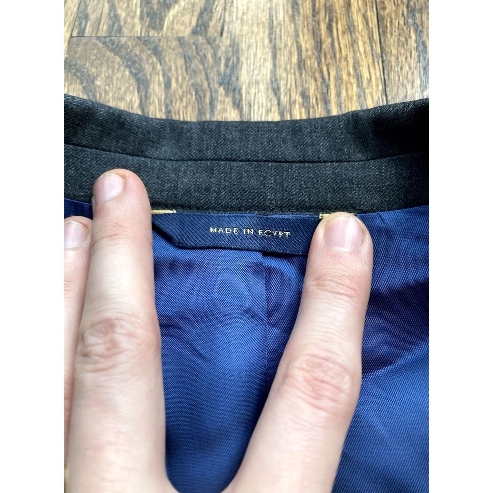 Brooks Brothers Brooks Brothers Blazer Mens 38R Gray Regent Brooksgate Vitale Barberis Wool Size 38R - 6 Thumbnail