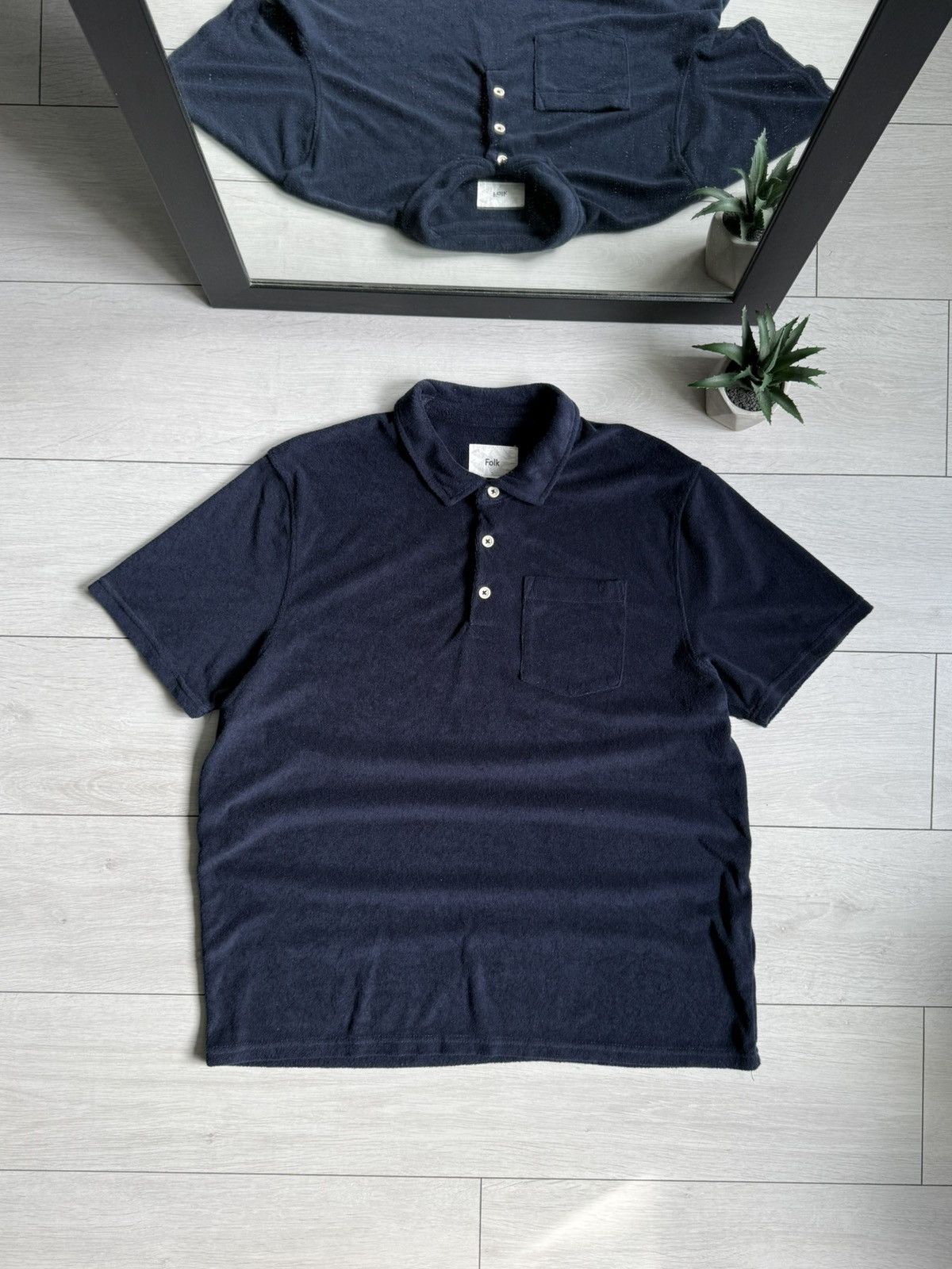 Folk Folk Classic Velure Polo T-shirt Size US XL / EU 56 / 4 - 1 Thumbnail