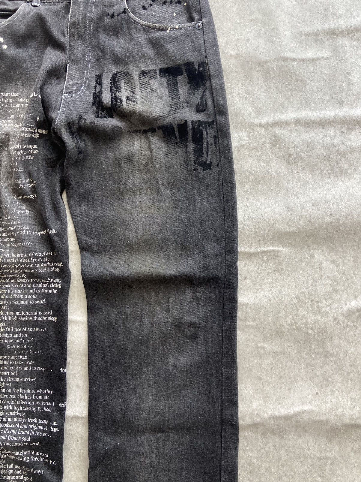 If Six Was Nine In The Attic Poem Jeans Size US 31 - 3 Thumbnail