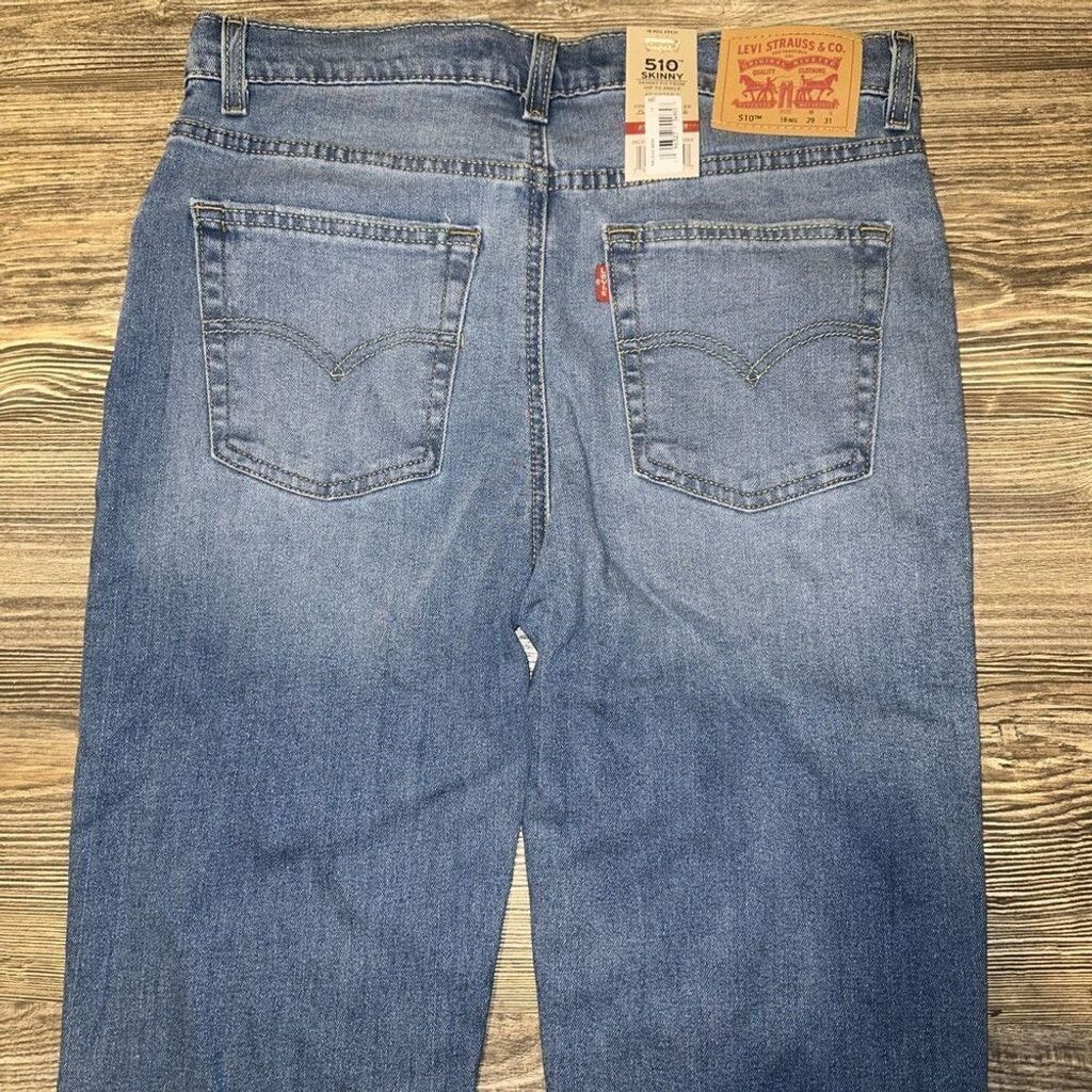 Levi's Levi's Boys' 510 Skinny Fit Jeans - Blue. Size 18. NWT. L Size US 31 - 6 Thumbnail