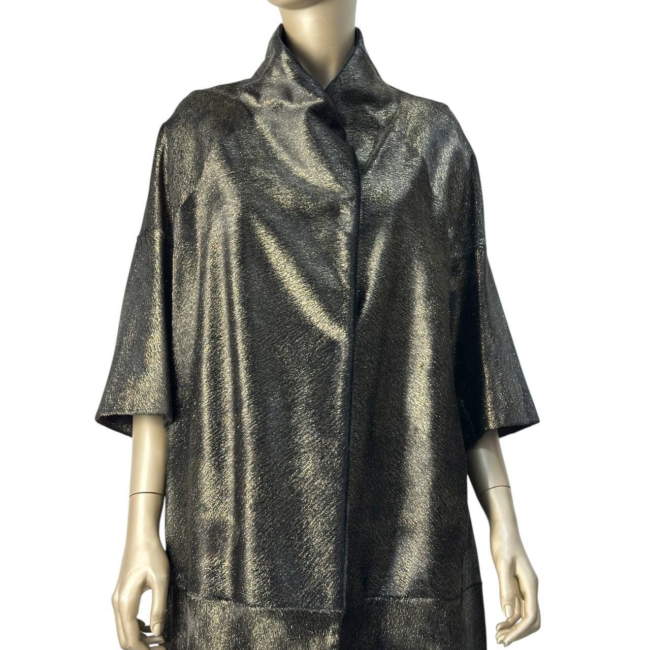 Moschino Elegant Moschino Fur & Leather Coat - IT Size 42 Size M / US 6-8 / IT 42-44 - 2 Thumbnail
