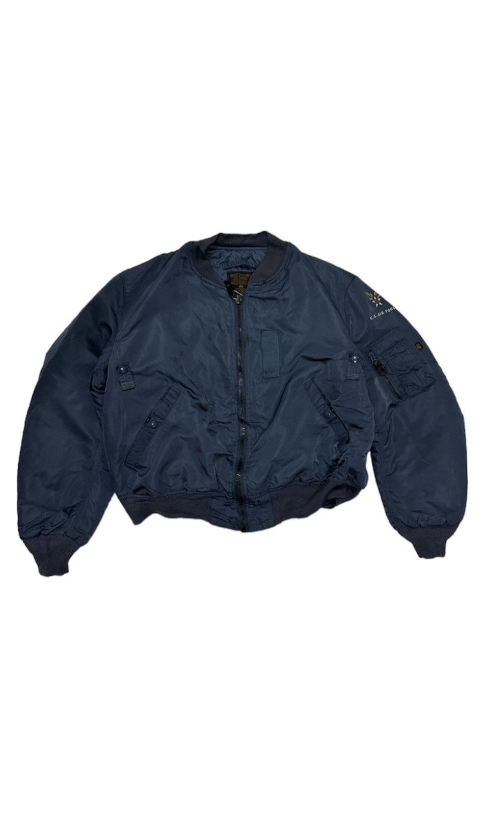 Alpha Industries VTG Alpha Industries MA-1 Bomber Jacket Size US L / EU 52-54 / 3 - 1 Thumbnail