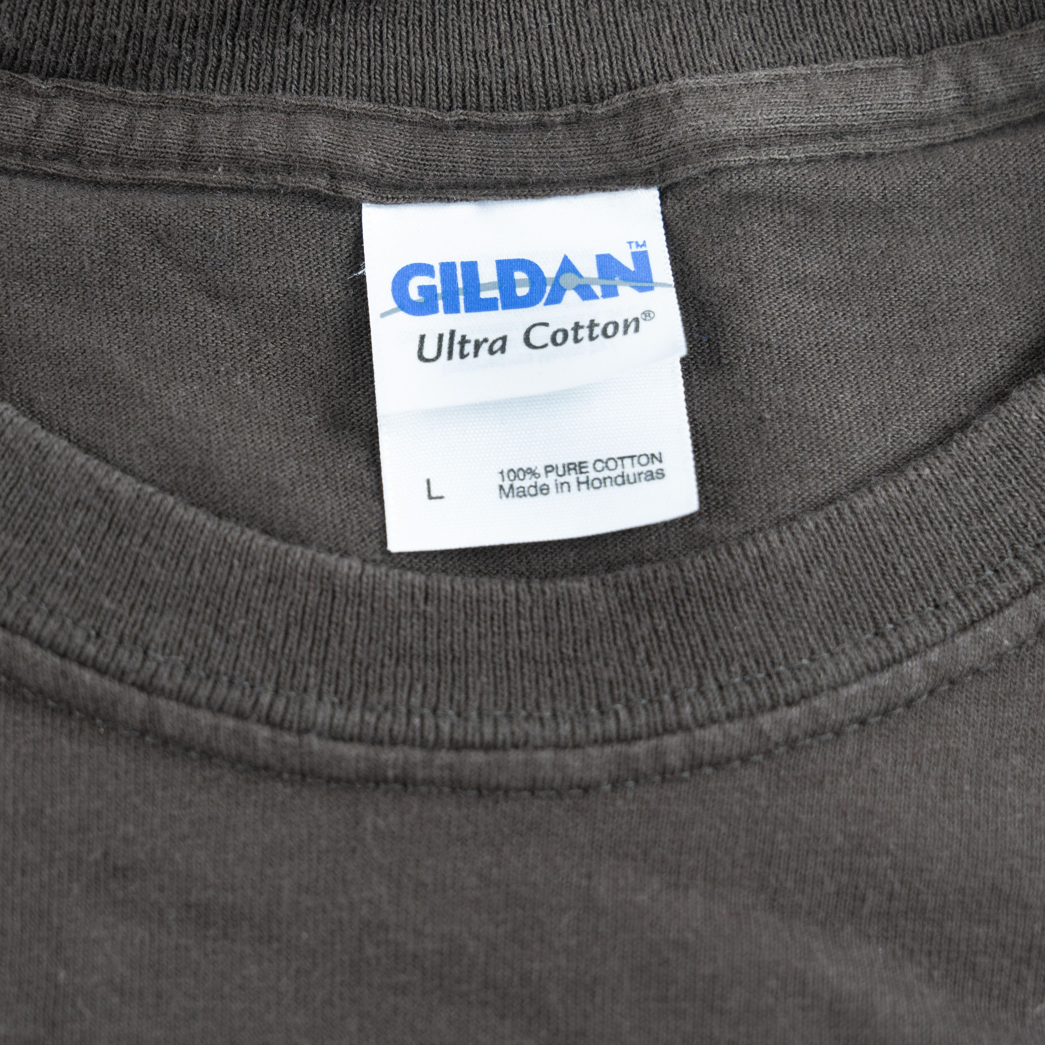 Gildan × Vintage Vintage 2000's Ride The Slut South Union Trolley Tee Shirt Size US L / EU 52-54 / 3 - 3 Thumbnail