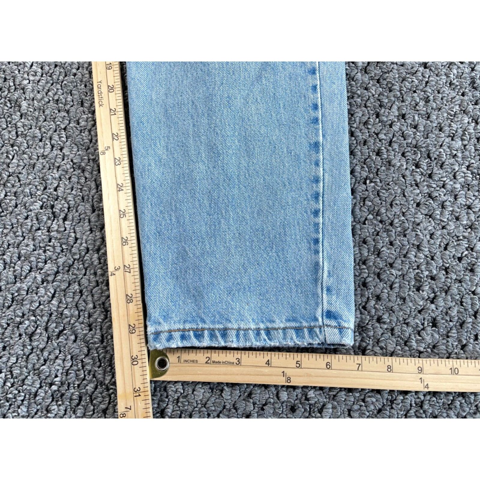 Levi's VINTAGE Levi's 550 Relaxed Tapered Jeans Women's 14 Blue Denim High Rise Retro Classic Size 36" / US 14 / IT 50 - 6 Thumbnail