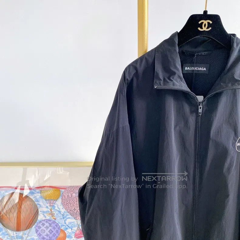Balenciaga Balenciaga Black Windbreaker Size US S / EU 44-46 / 1 - 3 Thumbnail