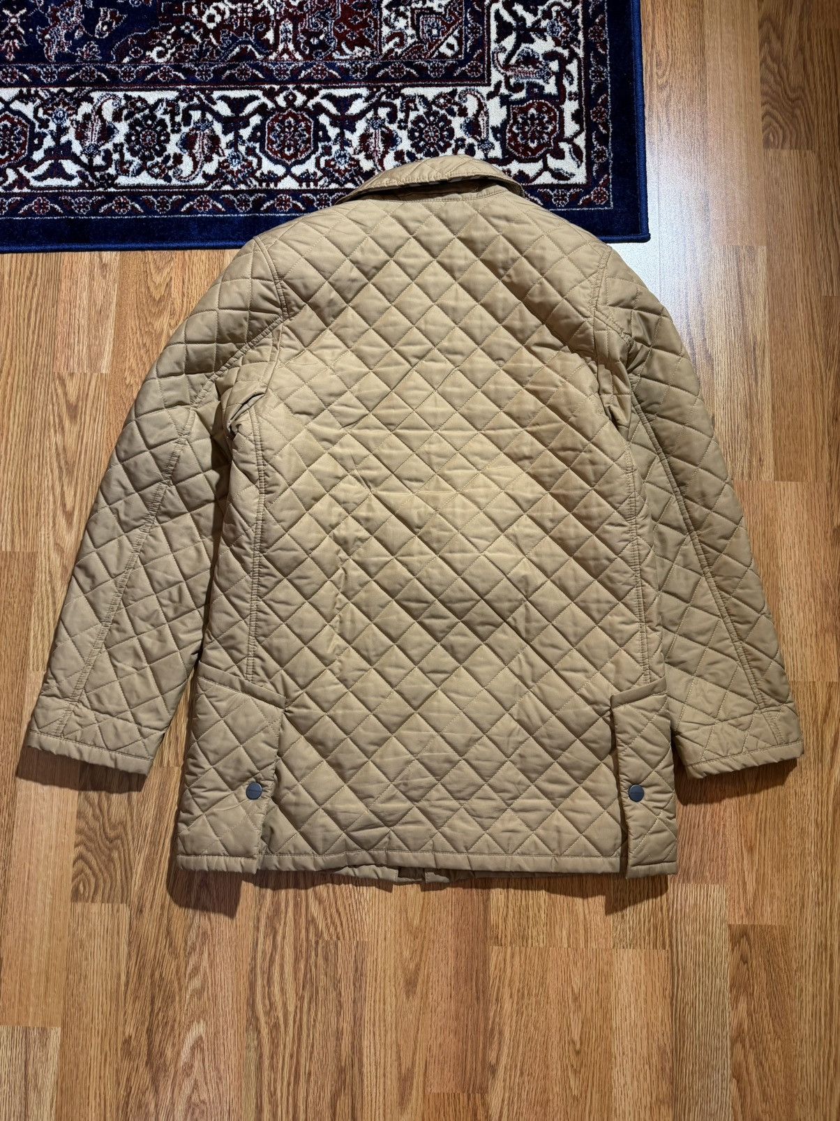 Burberry Burberry London Quilted Jacket Nova Check Lining Sand Size XXS / US 00 / IT 34 - 6 Thumbnail