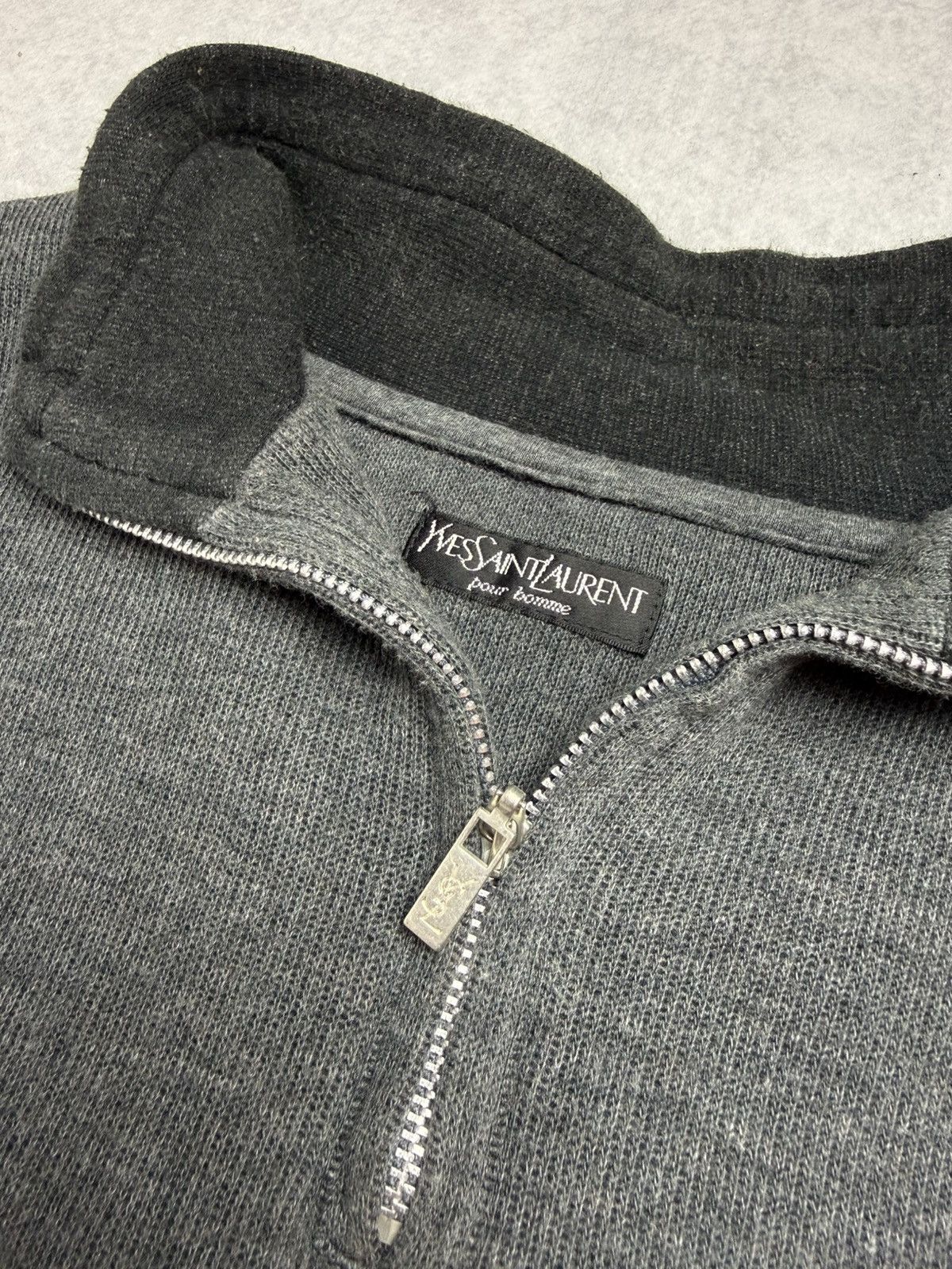 Yves Saint Laurent Yves Saint Lauren 1/3 Zip fleece sweater vintage Size XL Size US XL / EU 56 / 4 - 6 Thumbnail