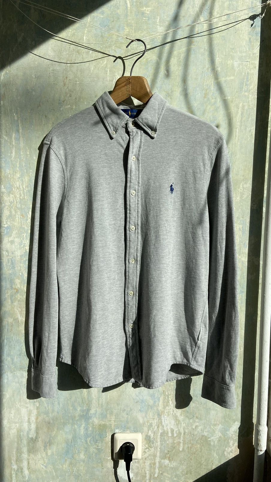 Ralph Lauren Polo Ralph Lauren Featherweight Mesh dark grey ls shirt Size US M / EU 48-50 / 2 - 6 Thumbnail