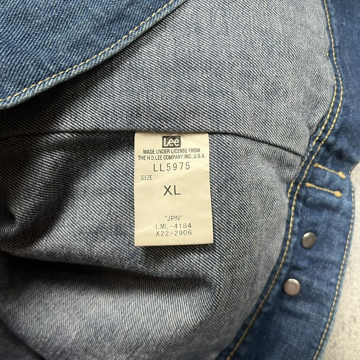 Lee Strom Rider Lee Trucker Denim Fleece Size US M / EU 48-50 / 2 - 12 Thumbnail