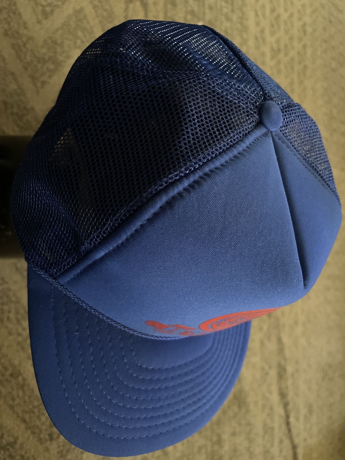 NBA × Nissan Vintage 90s Detroit Pistons Trucker Hat SnapBack Newspapers Size ONE SIZE - 11 Thumbnail