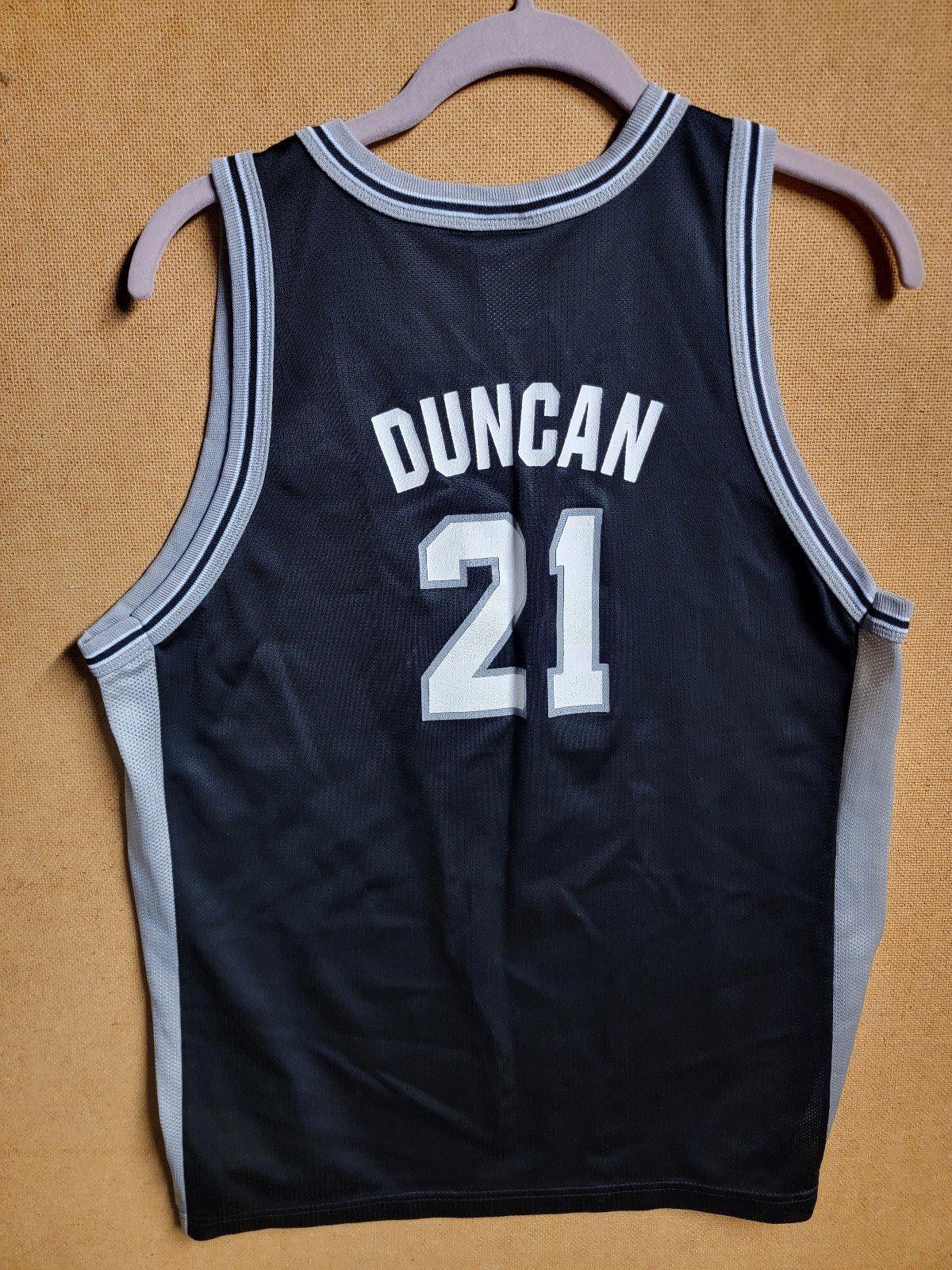 Champion VTG Champion San Antonio Spurs Tim Duncan Jersey Youth XL Size US S / EU 44-46 / 1 - 4 Thumbnail