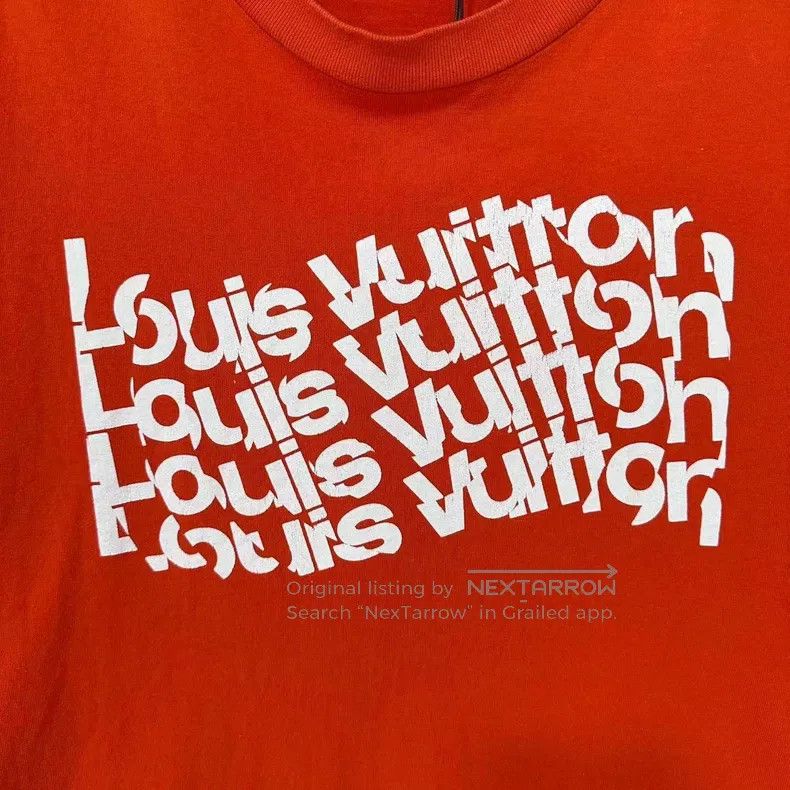 Louis Vuitton Louis Vuitton Orange twisted logo short sleeves Size US M / EU 48-50 / 2 - 5 Thumbnail