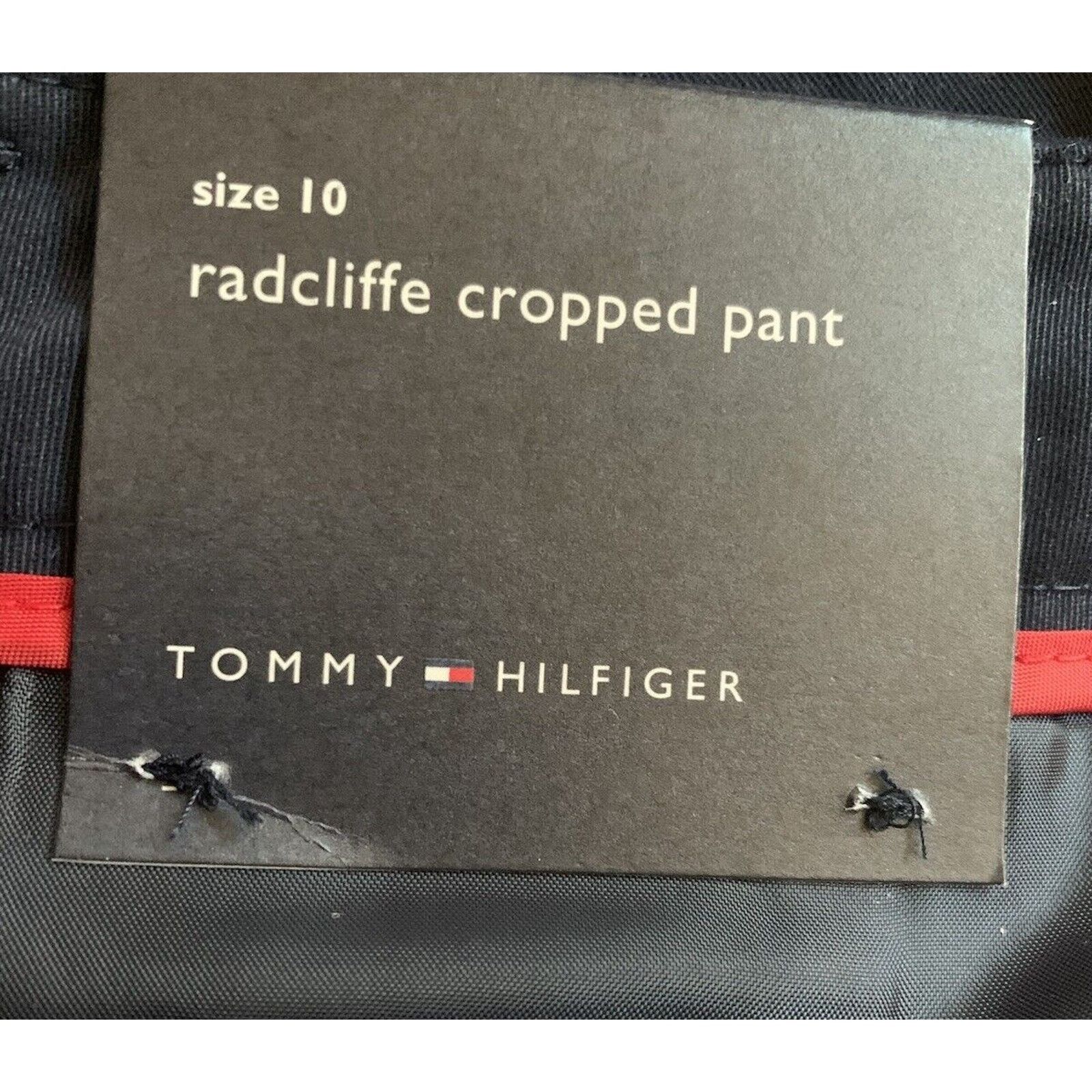Tommy Hilfiger Tommy Hilfiger Pants Radcliffe Cropped Slim Navy Blue Sz 10 Size 32" / US 10 / IT 46 - 3 Thumbnail