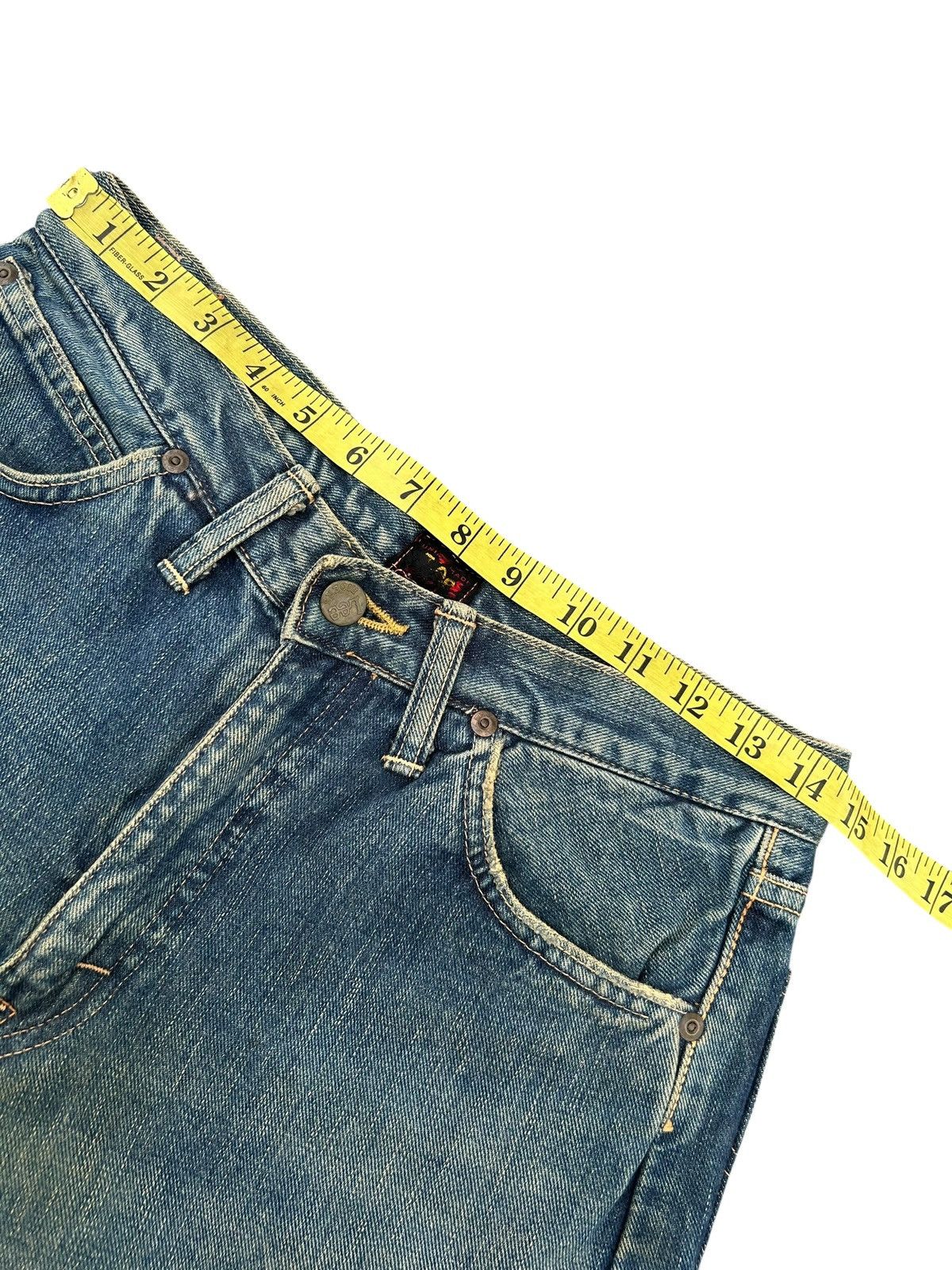Kapital VINTAGE LEE HALF SELVEDGE JAPANESE DISTRESSED DENIM JEANS Size US 29 - 14 Thumbnail