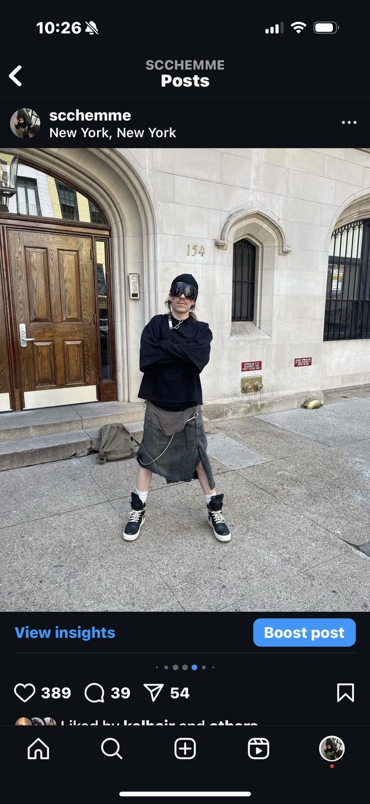 Rick Owens × Rick Owens Drkshdw Rick Owens Hustler Denim Sisyskirt Size US 30 / EU 46 - 11 Thumbnail