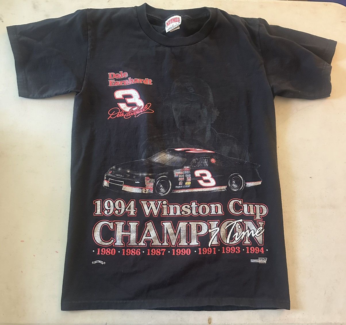 Nutmeg Dale Earnhardt 1994 Winston Cup champion nutmeg shirt Size US M / EU 48-50 / 2 - 1 Thumbnail