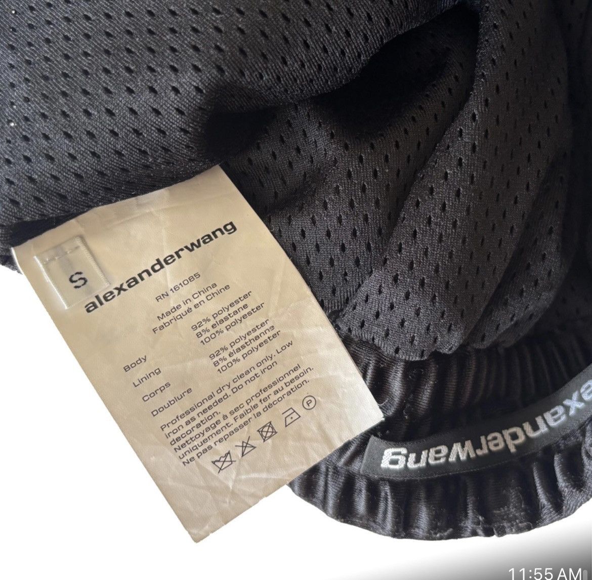Alexander Wang Alexander Wang Black Shiny Track Pants Size US 31 - 6 Thumbnail