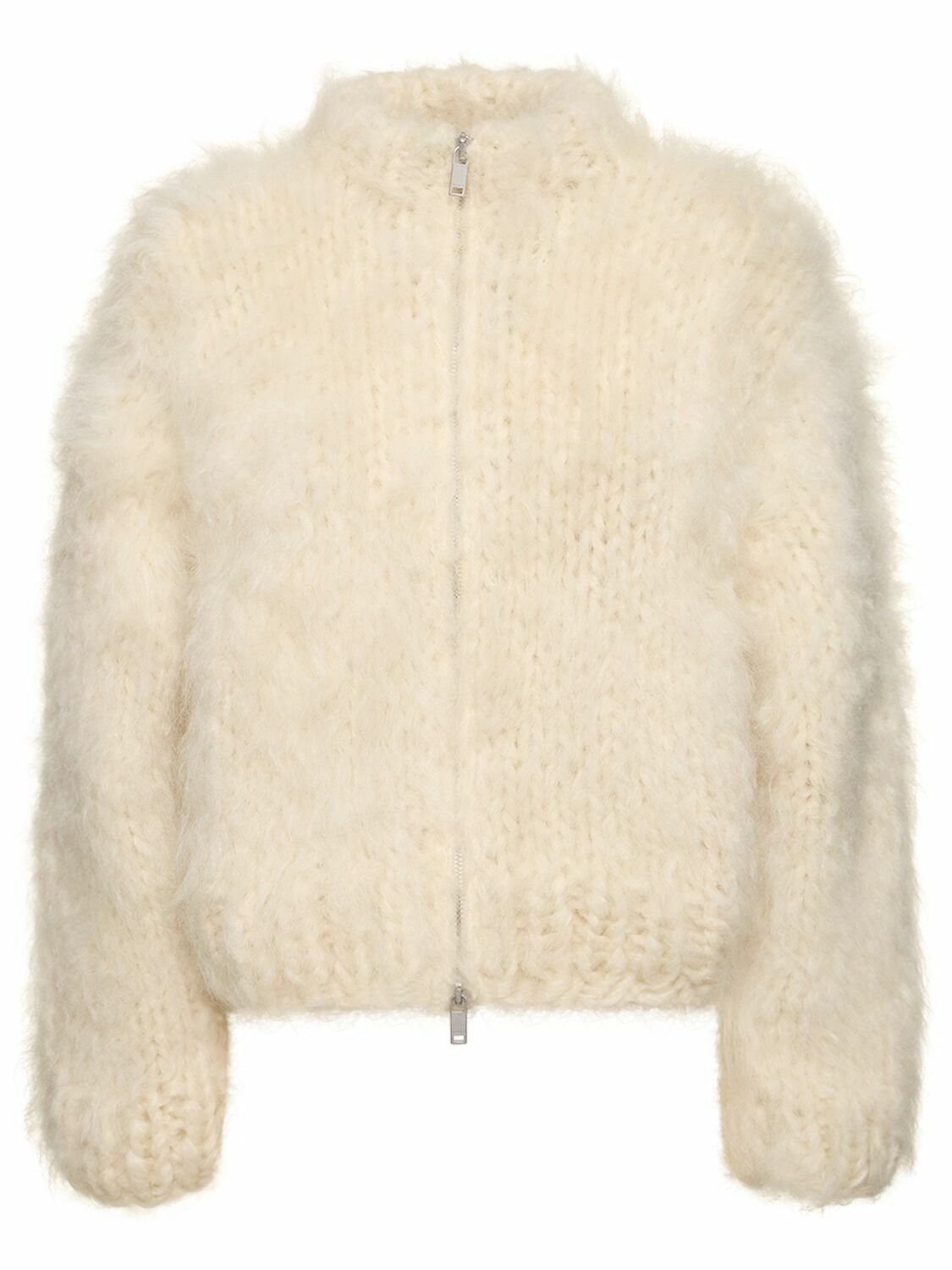 Jil Sander o1y1025 Cardigan in Ivory Size S / US 4 / IT 40 - 1 Thumbnail