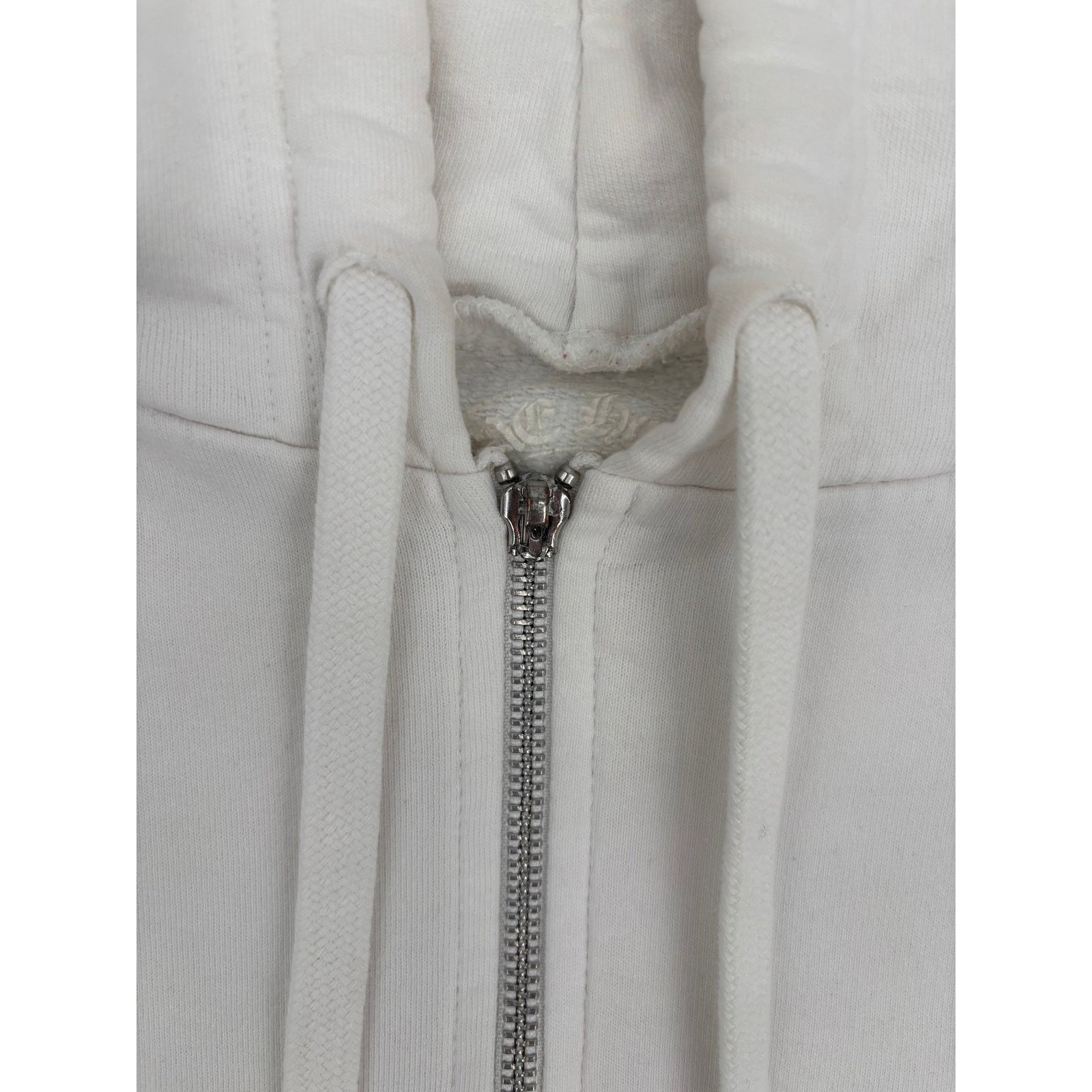Chrome Hearts Chrome Hearts "F You' T-Bar Logo White Zip-Up Hoodie Size LG Size US L / EU 52-54 / 3 - 6 Thumbnail
