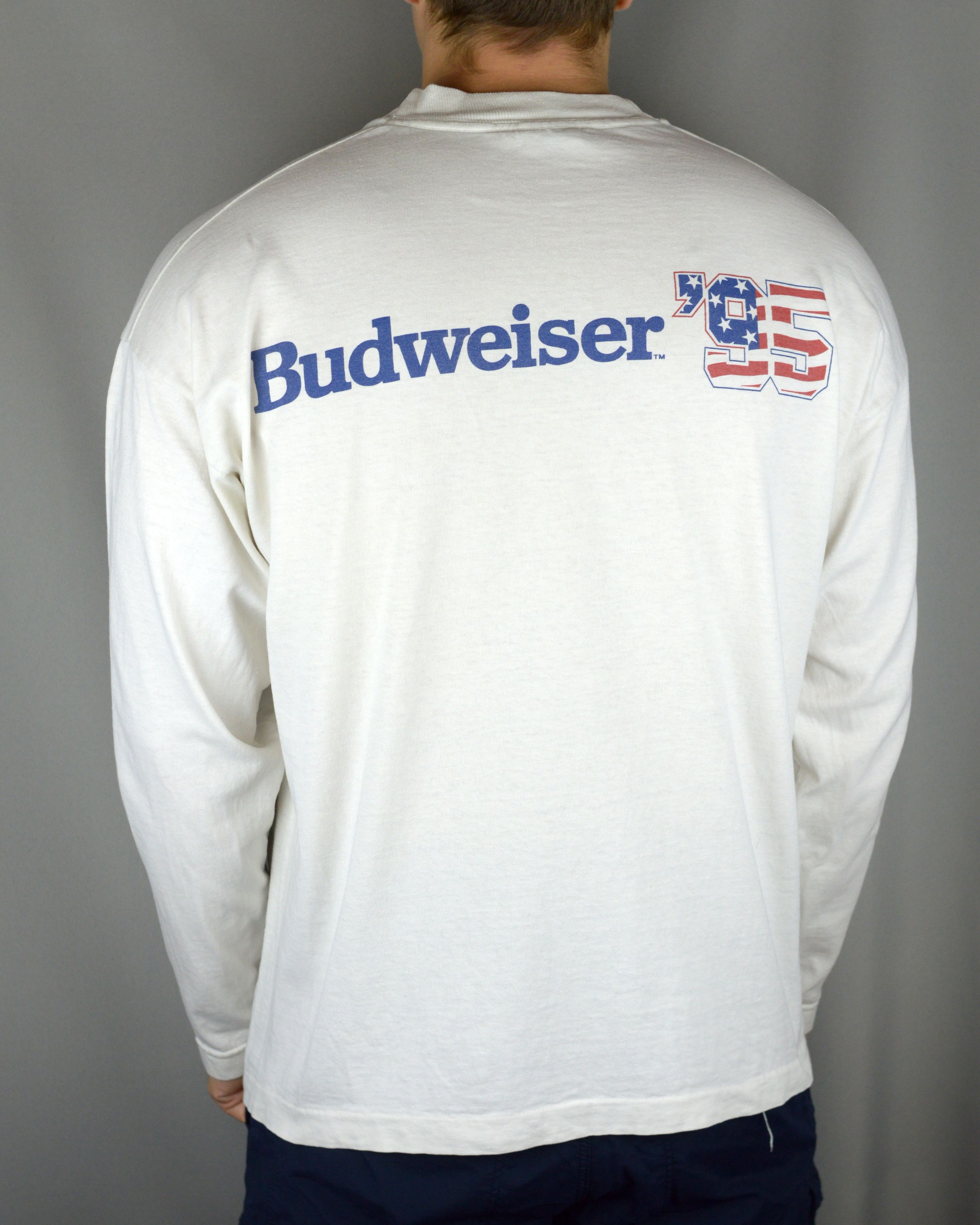Budweiser × Vintage Vintage Budweiser 1995 long sleeve t shirt Size US XL / EU 56 / 4 - 2 Thumbnail