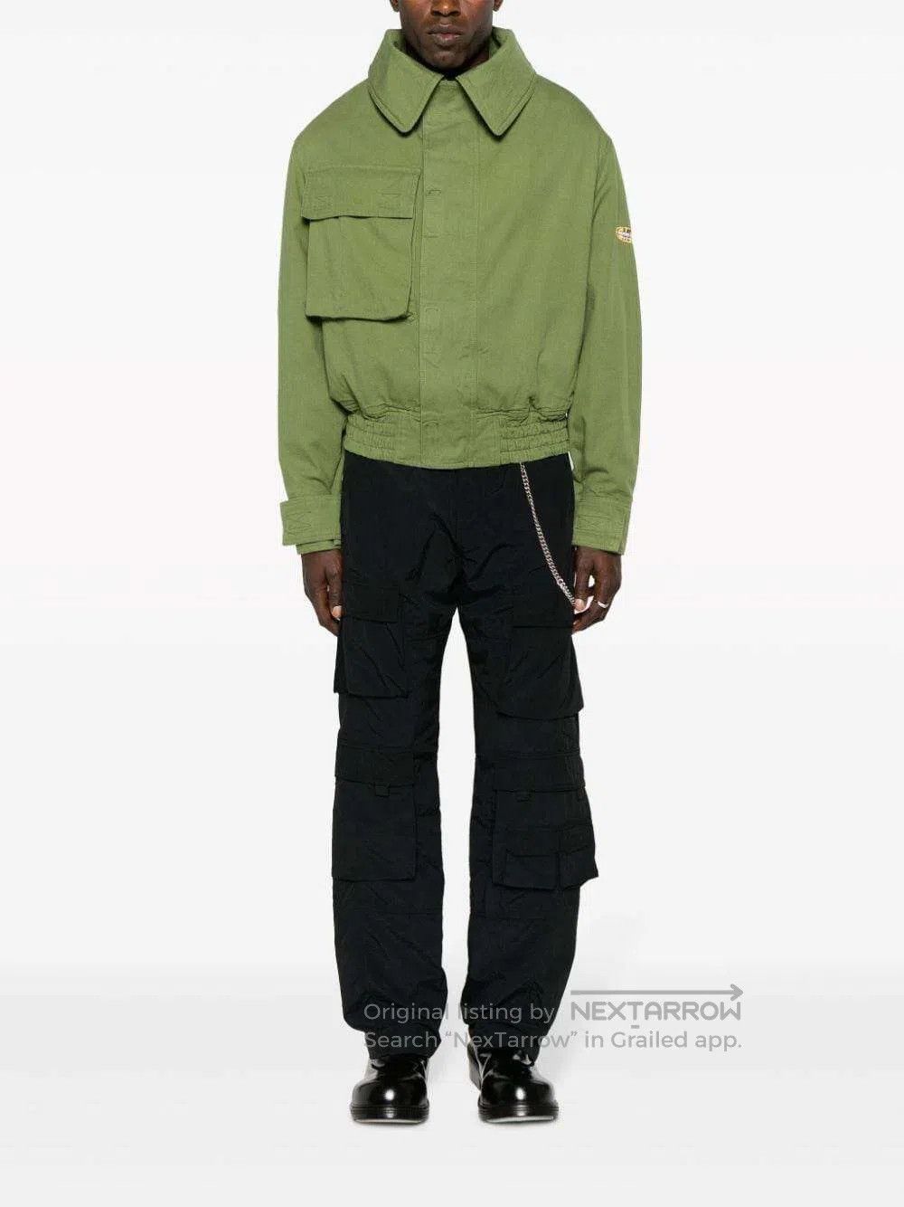 Martine Rose Martine Rose Grass Green Velcro Jacket Size US M / EU 48-50 / 2 - 6 Thumbnail