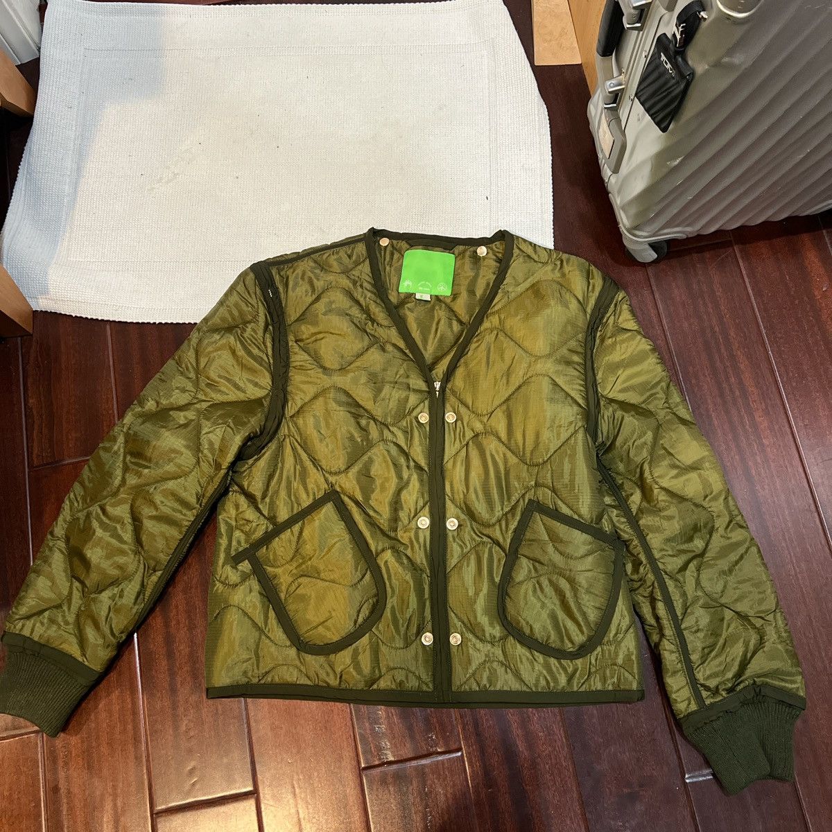 Mister Green Mister Green quilted Army Jacket Size US L / EU 52-54 / 3 - 1 Thumbnail