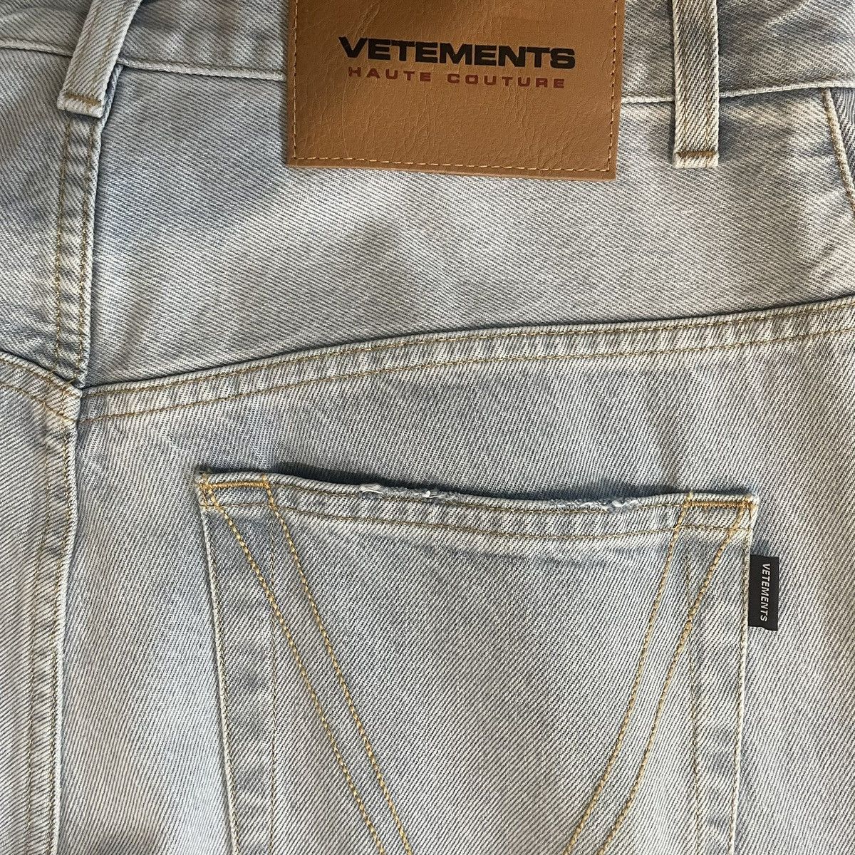 Vetements Vetements Blue Baggy Denim Size US 32 / EU 48 - 4 Thumbnail