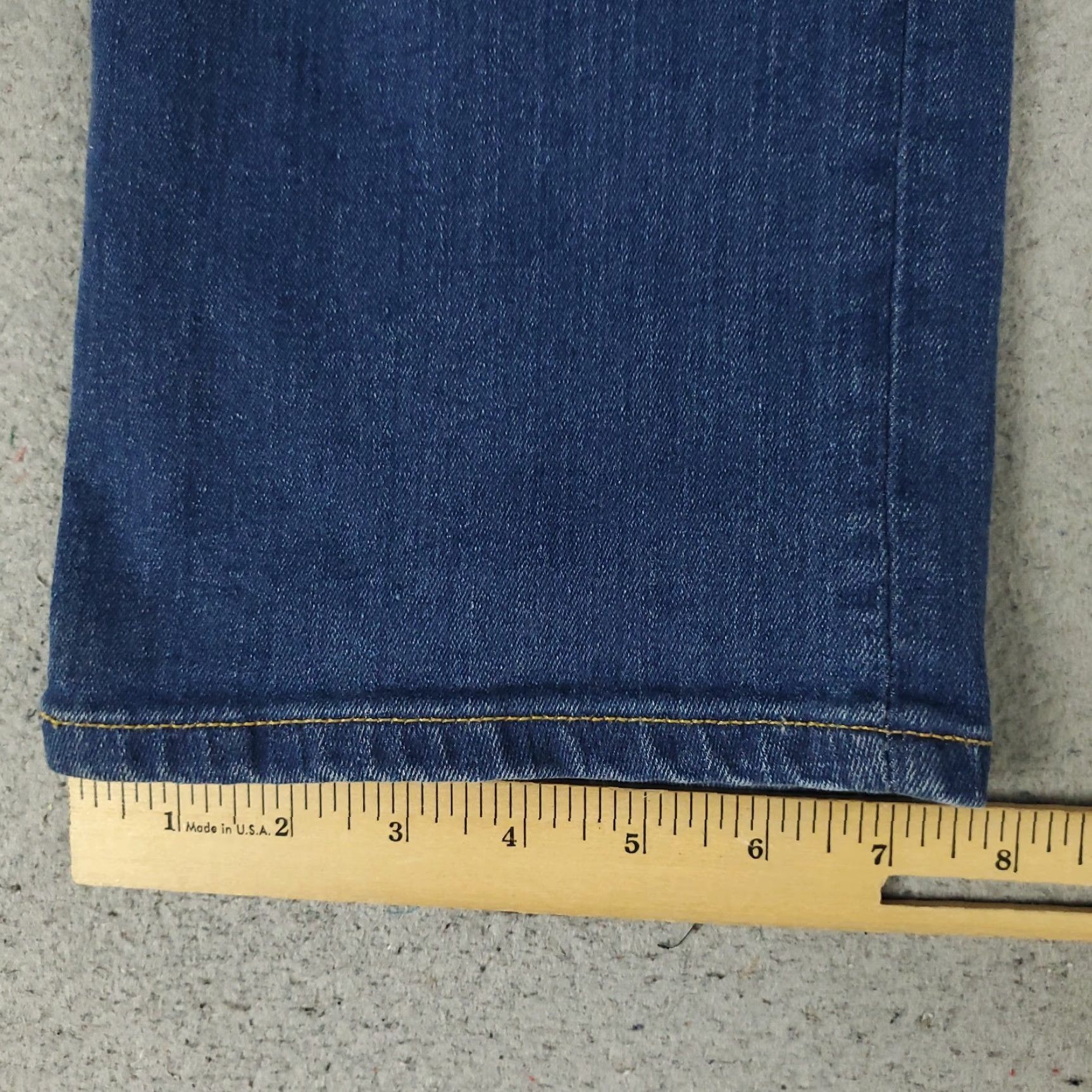 Denime Hawker Rye Jeans Mens 38x30 Blue Denim Straight Leg Pants Size US 38 / EU 54 - 6 Thumbnail