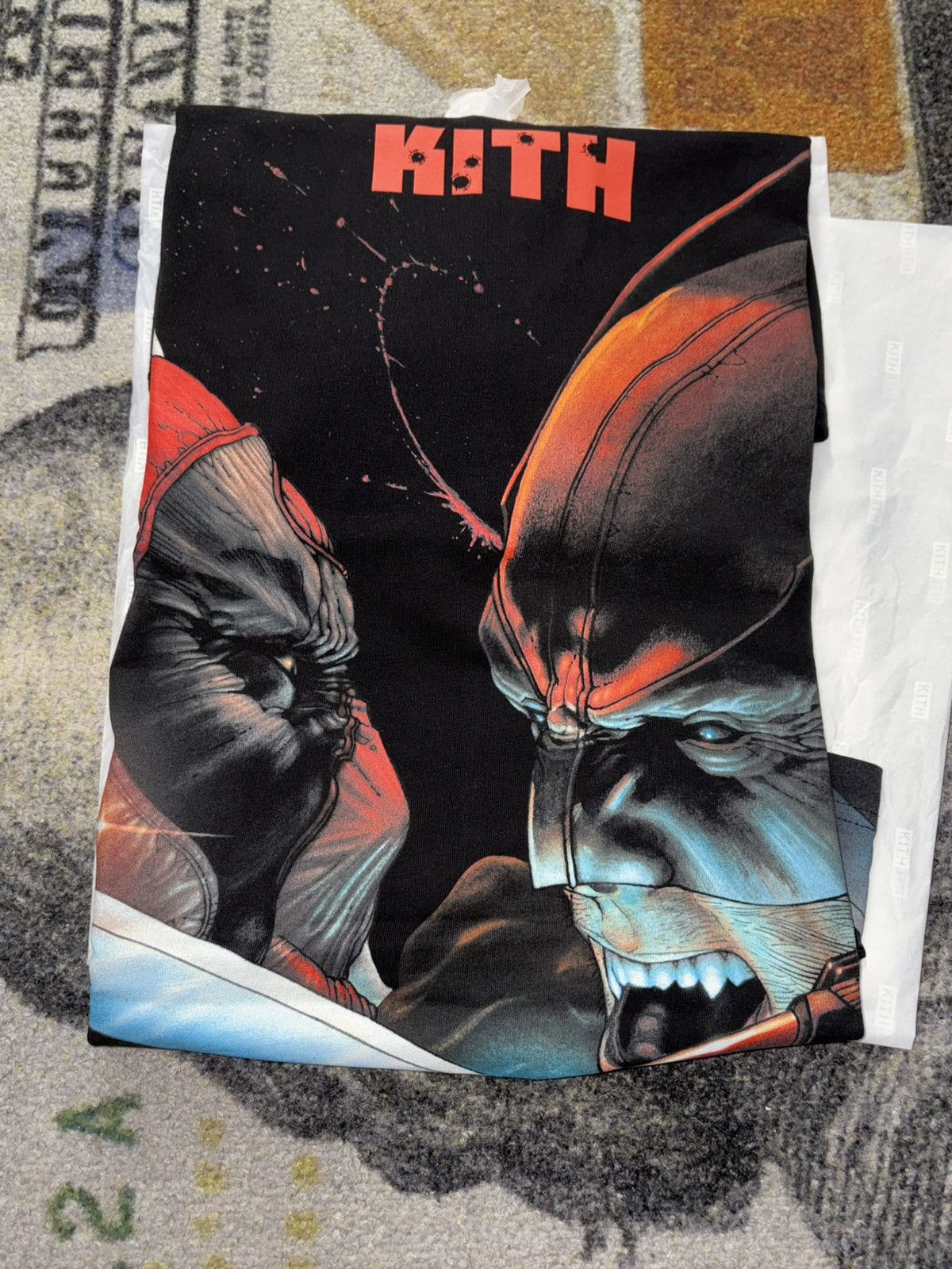 Kith × Marvel Comics KITH MARVEL DEADPOOL VINTAGE TEE - BLACK Size US M / EU 48-50 / 2 - 1 Thumbnail