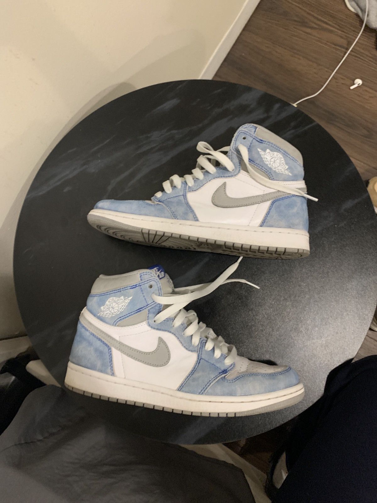 image of Jordan Nike Jordan 1 Hyper Royal Shoes in Hyper Royal Sail, Men's (Size 8)
