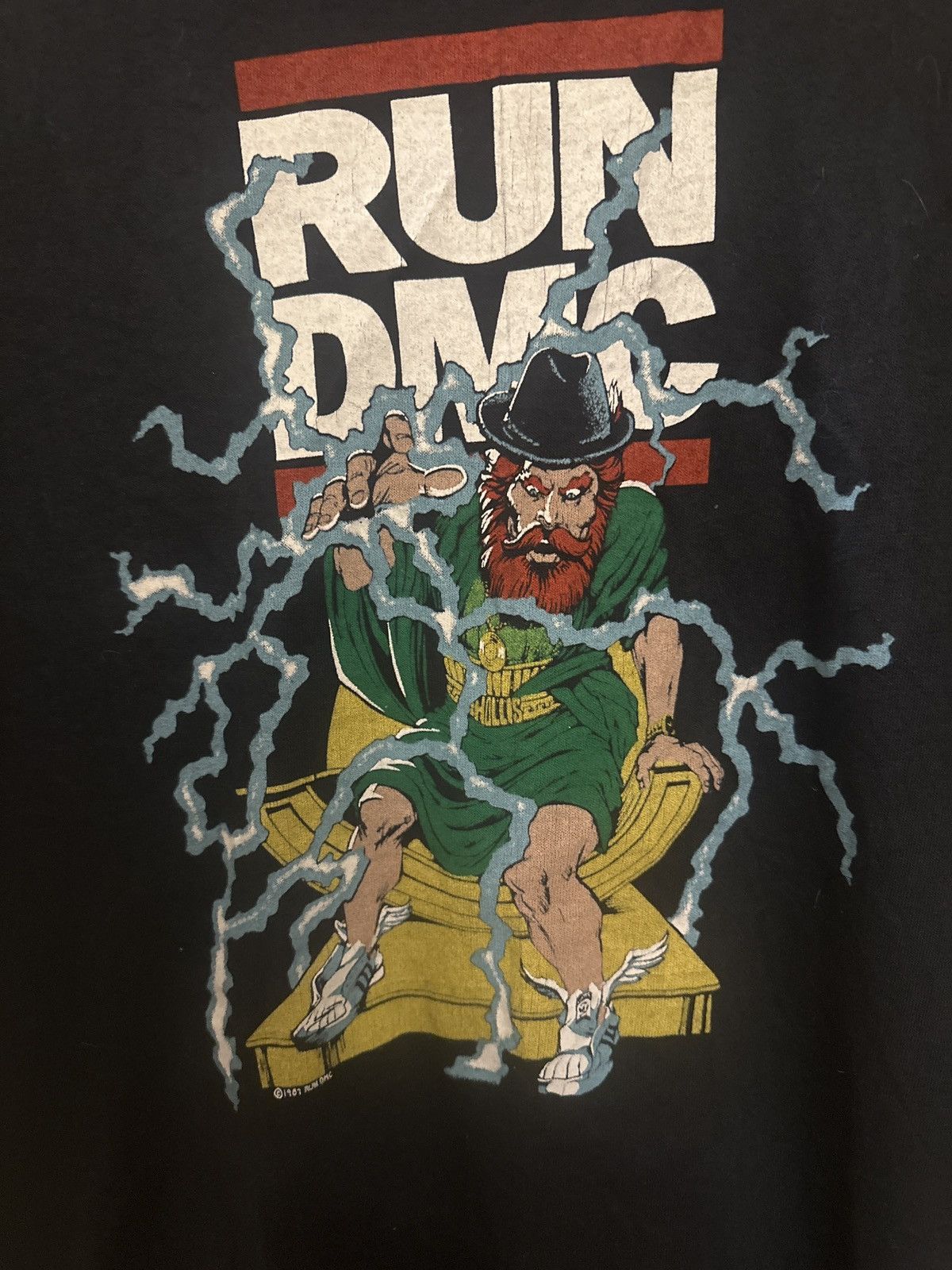 Band Tees 1987 Run DMC Tee Size US XL / EU 56 / 4 - 2 Thumbnail