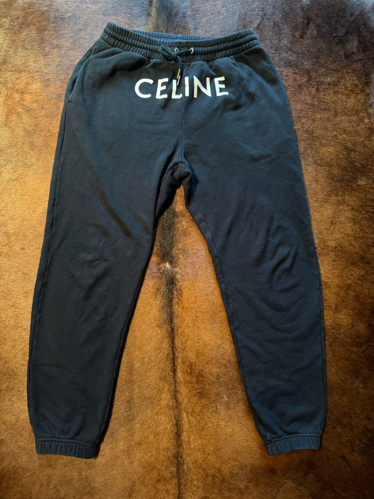 Celine Logo sweatpants Size US 31 - 1 Thumbnail